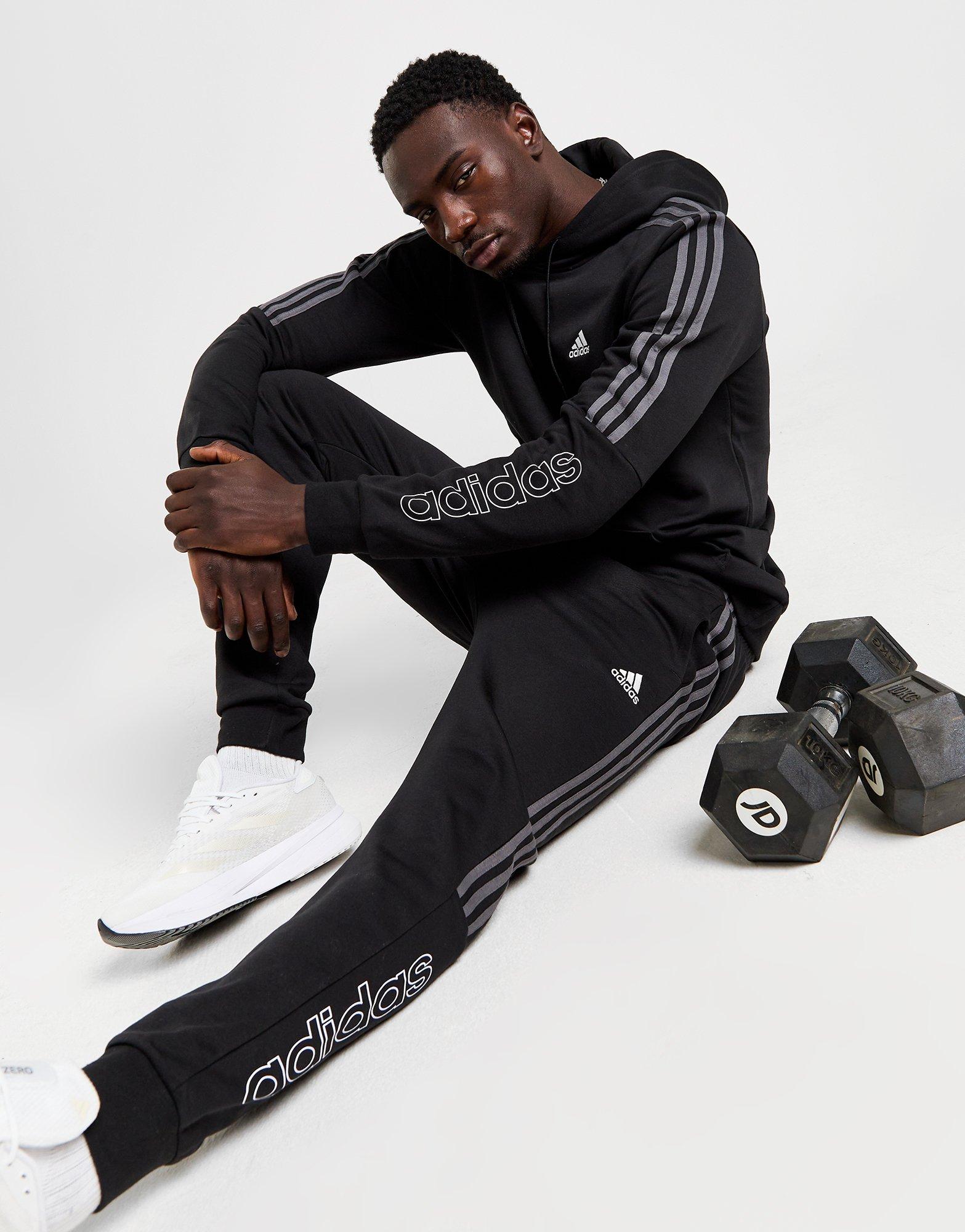 Black joggers mens adidas sale