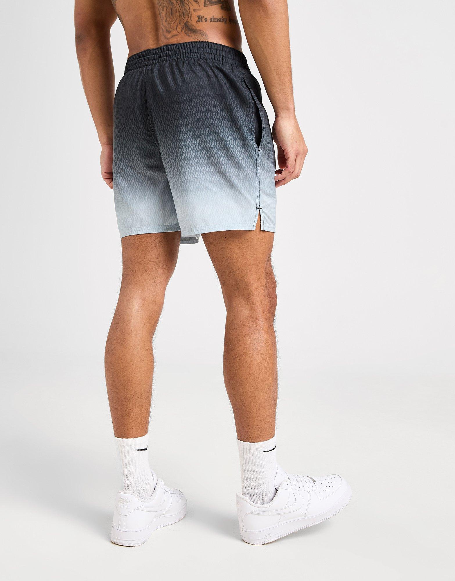 Black Nike All Over Print Fade Swim Shorts - JD Sports Global