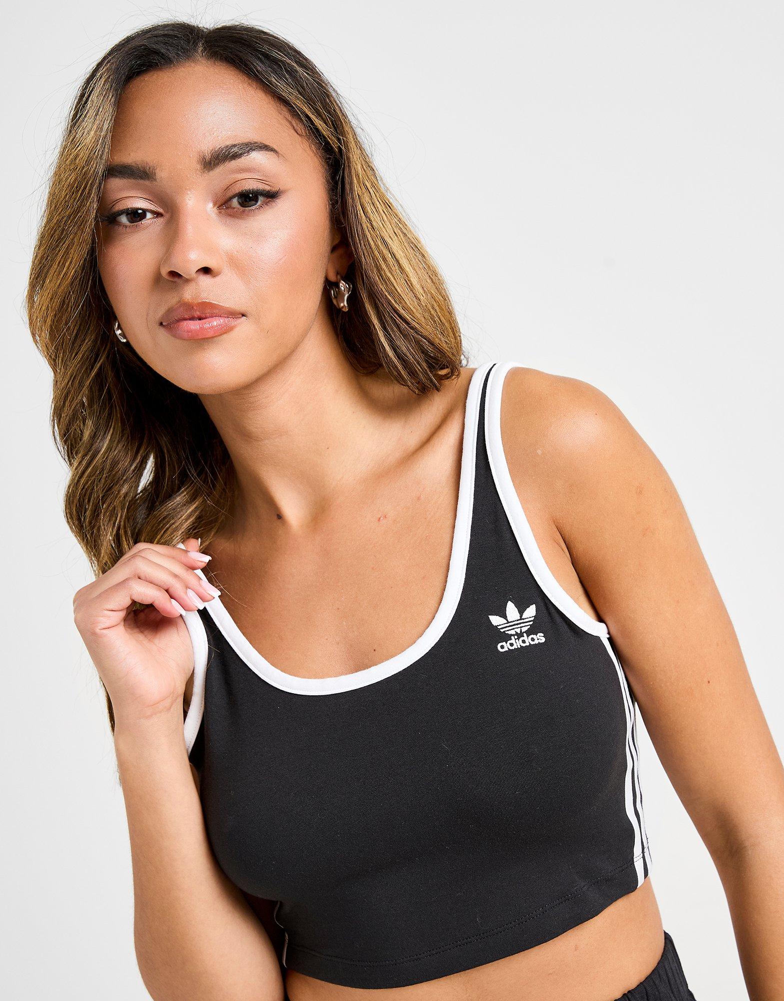 adidas Originals 3-Stripes Crop Tank Top