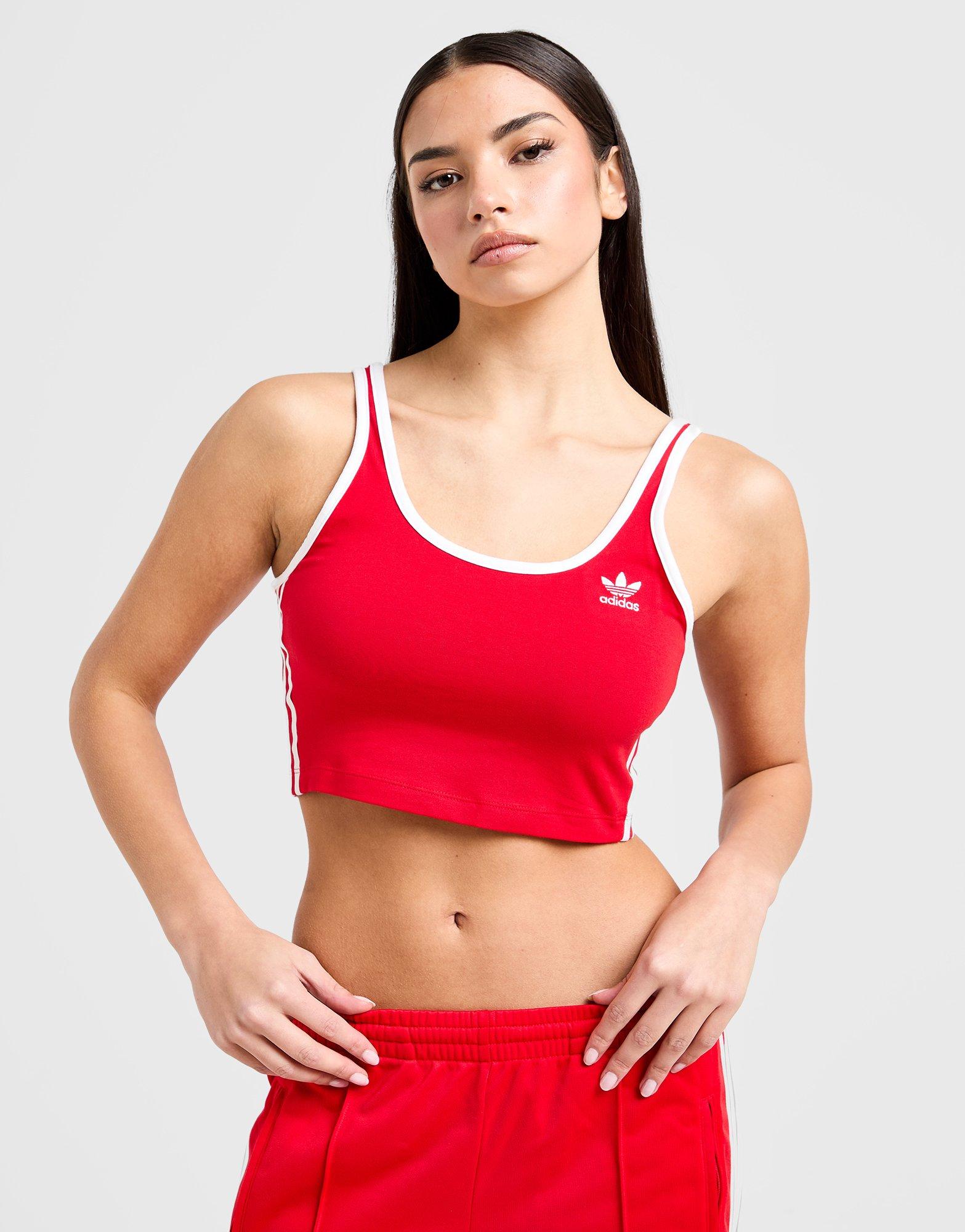 adidas Originals 3-Stripes Crop Tank Top