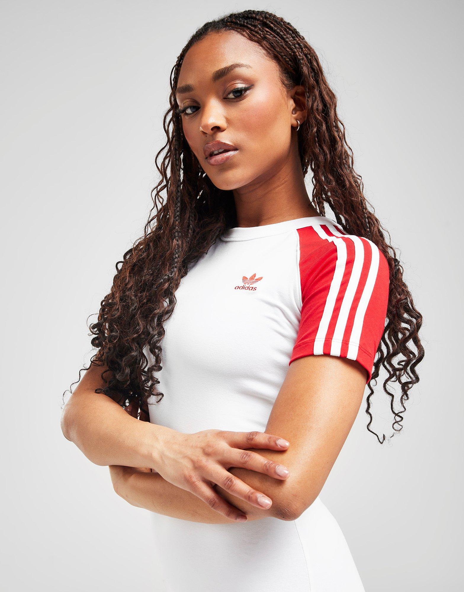 adidas Originals Adicolor 3-Stripes Raglan Short Sleeve Dress
