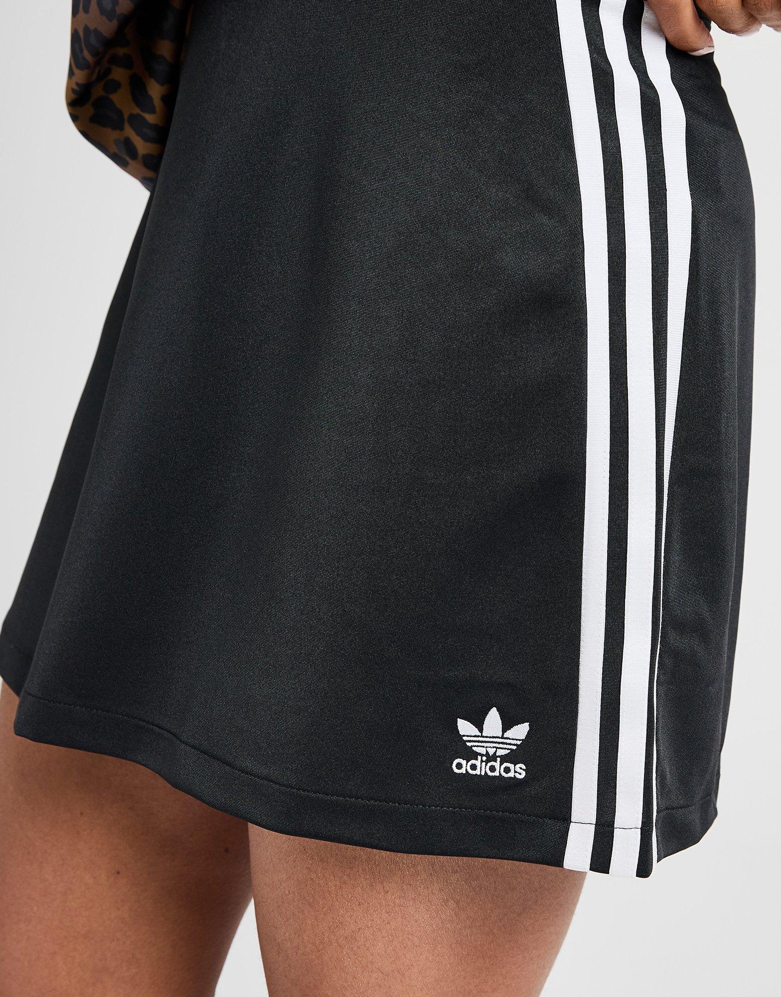 【関税込】adidas アディダス Originals 3-Stripes Mini Skirt Black adidas Originals 3-Stripes Mini Skirt - JD Sports Global