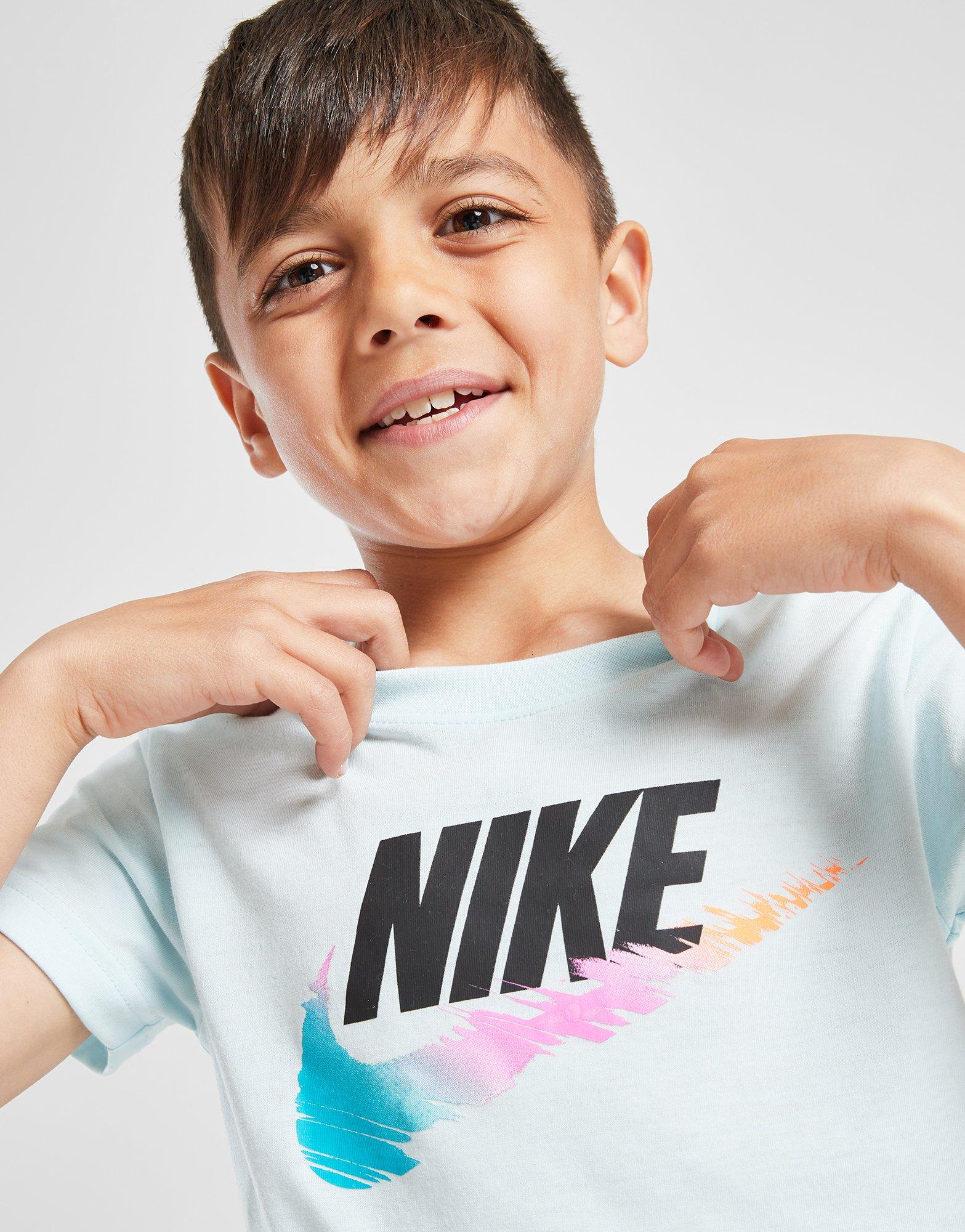 Nike Gradient Graphic T-Shirt/Shorts Set Children