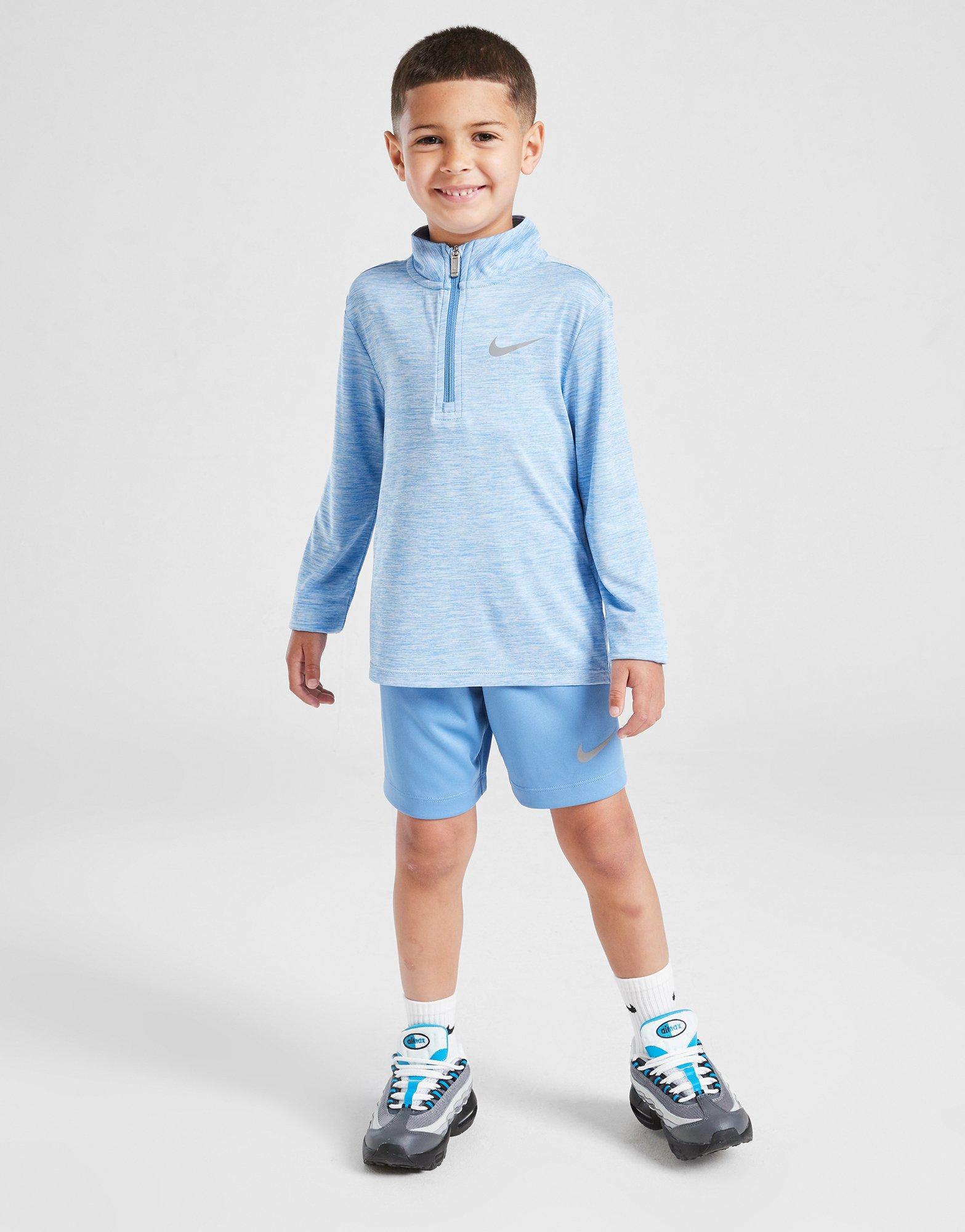 Nike Pacer 1/4 Zip Top/Shorts Set Children
