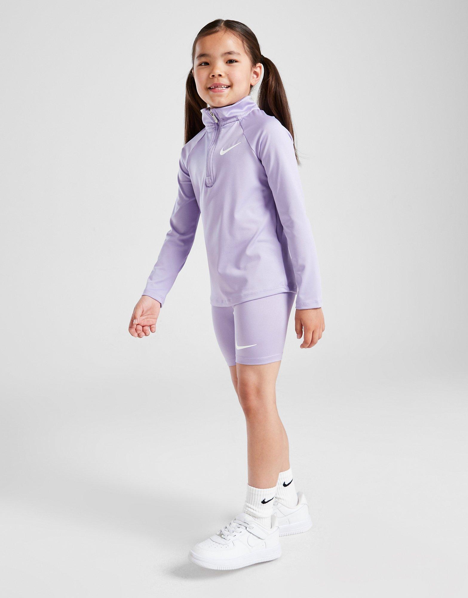 Nike Girls' Pacer 1/4 Zip Top/Shorts Set Children