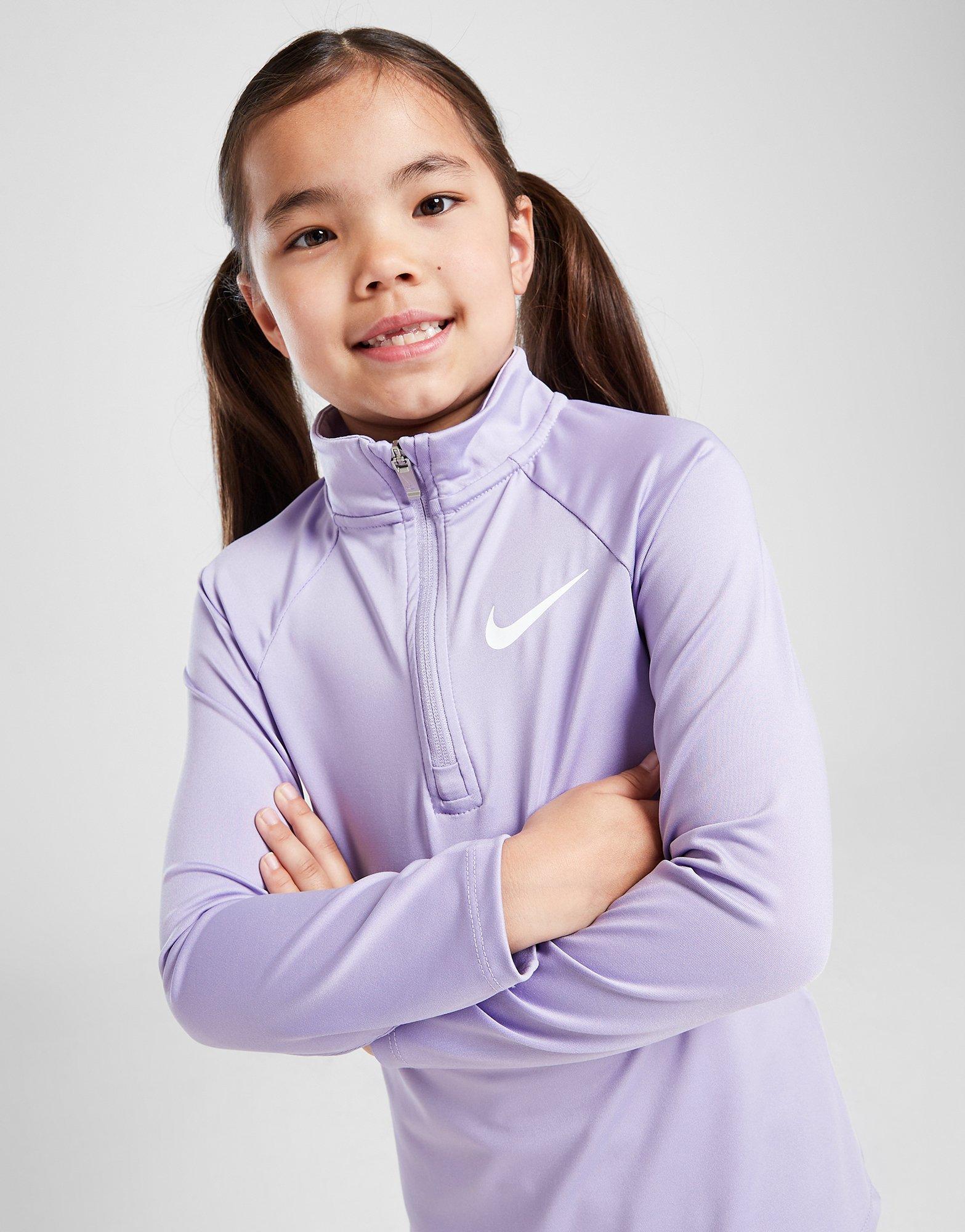 Nike Girls' Pacer 1/4 Zip Top/Shorts Set Children