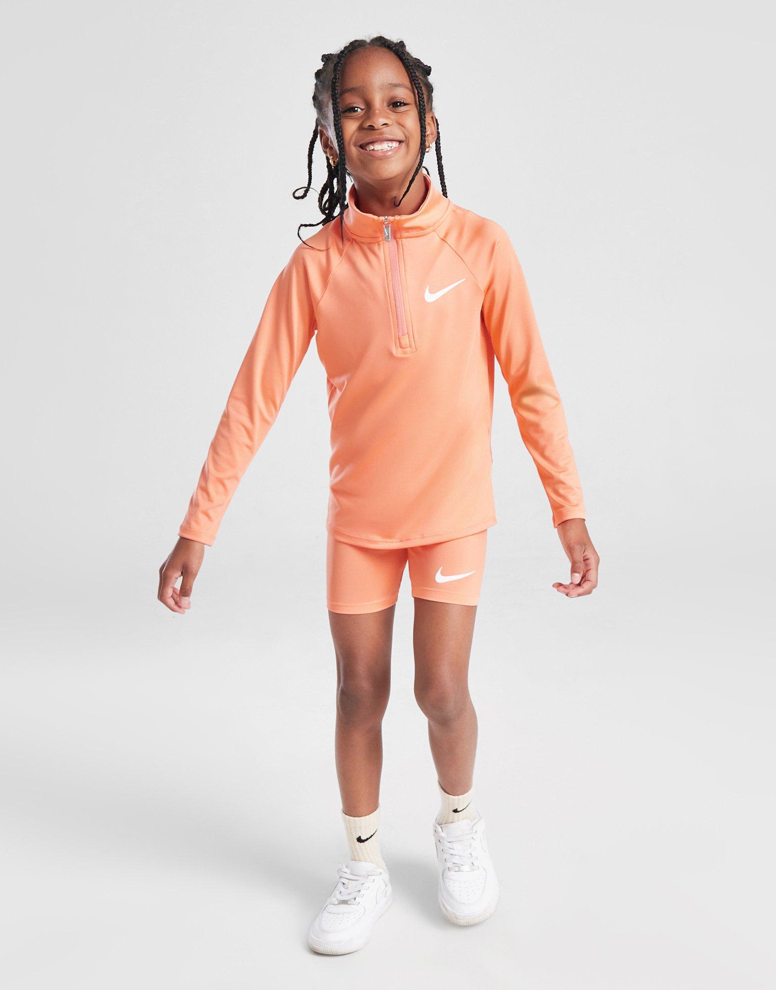 Nike Girls' Pacer 1/4 Zip Top/Shorts Set Children