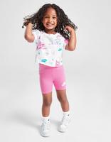 Nike Girls' All Over Print Maglia/Pantaloncino Set Neonato