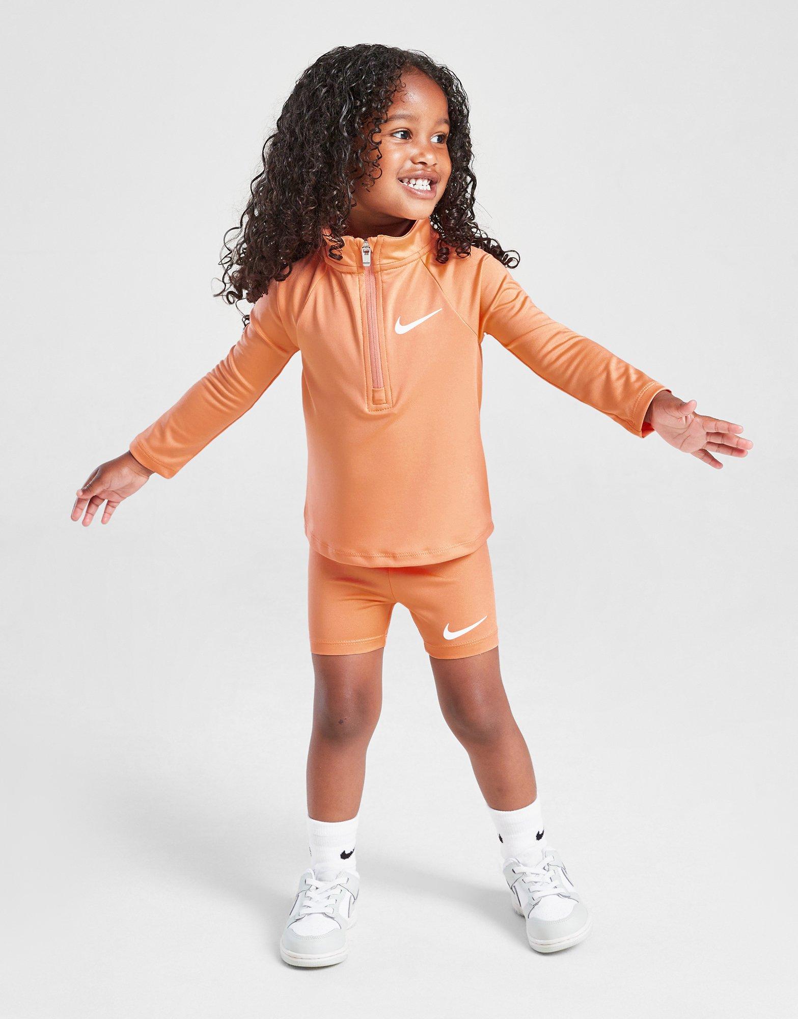 Nike Girls' Pacer 1/4 Zip/Cycle Shorts Set Infant