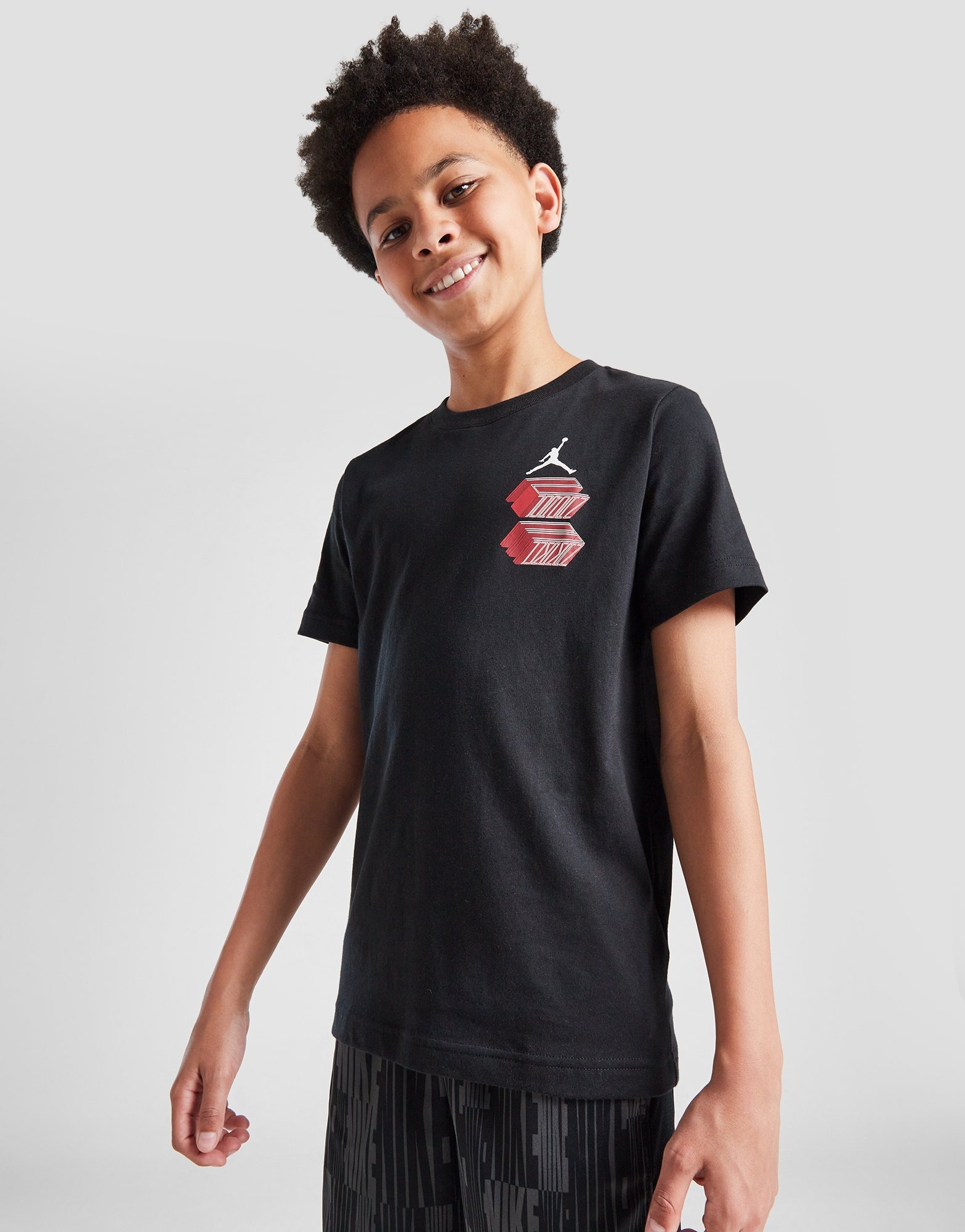 Black Jordan Play Grid T-Shirt Junior | JD Sports UK