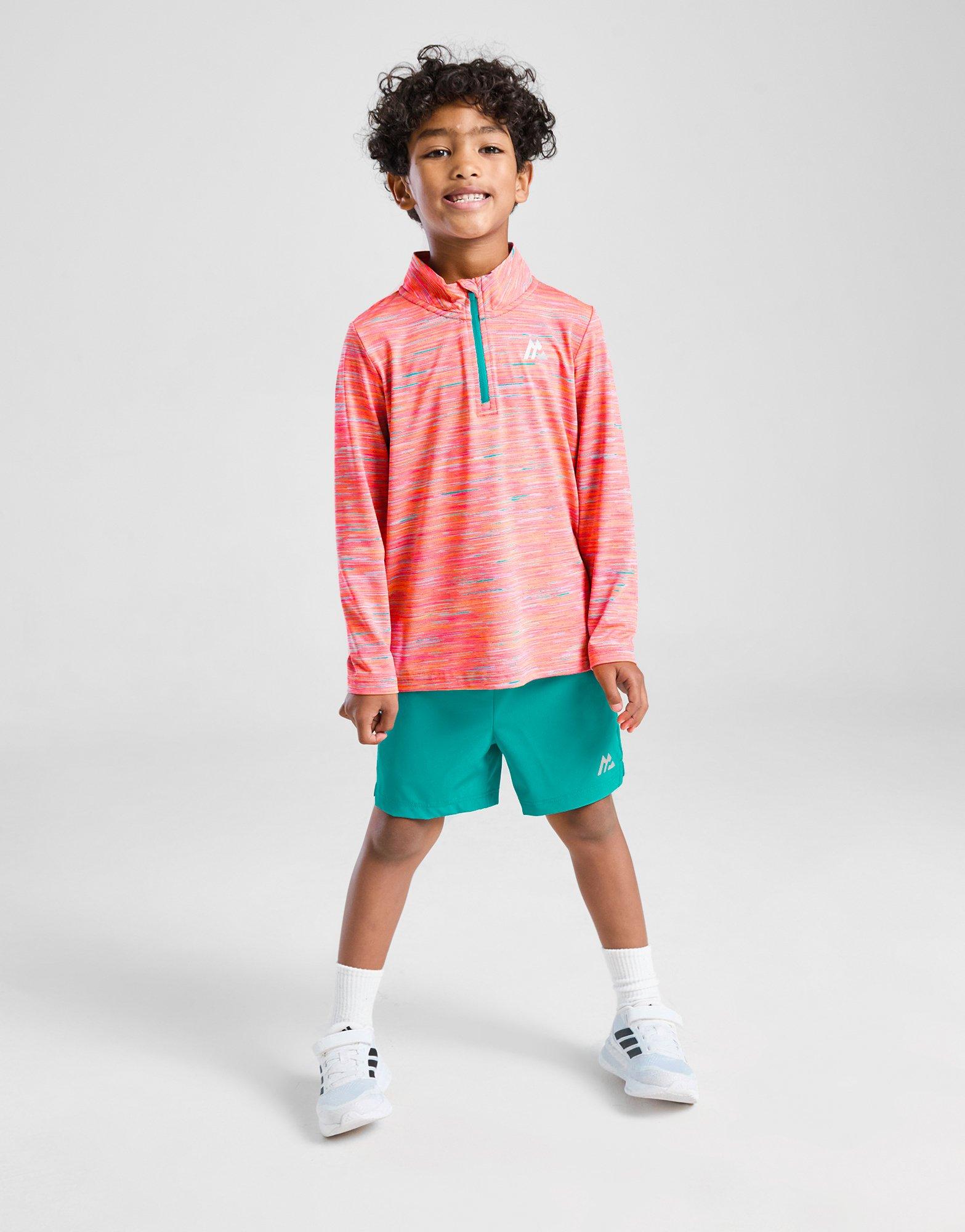 MONTIREX Trail 1/4 Zip Track Top/Shorts Set Children