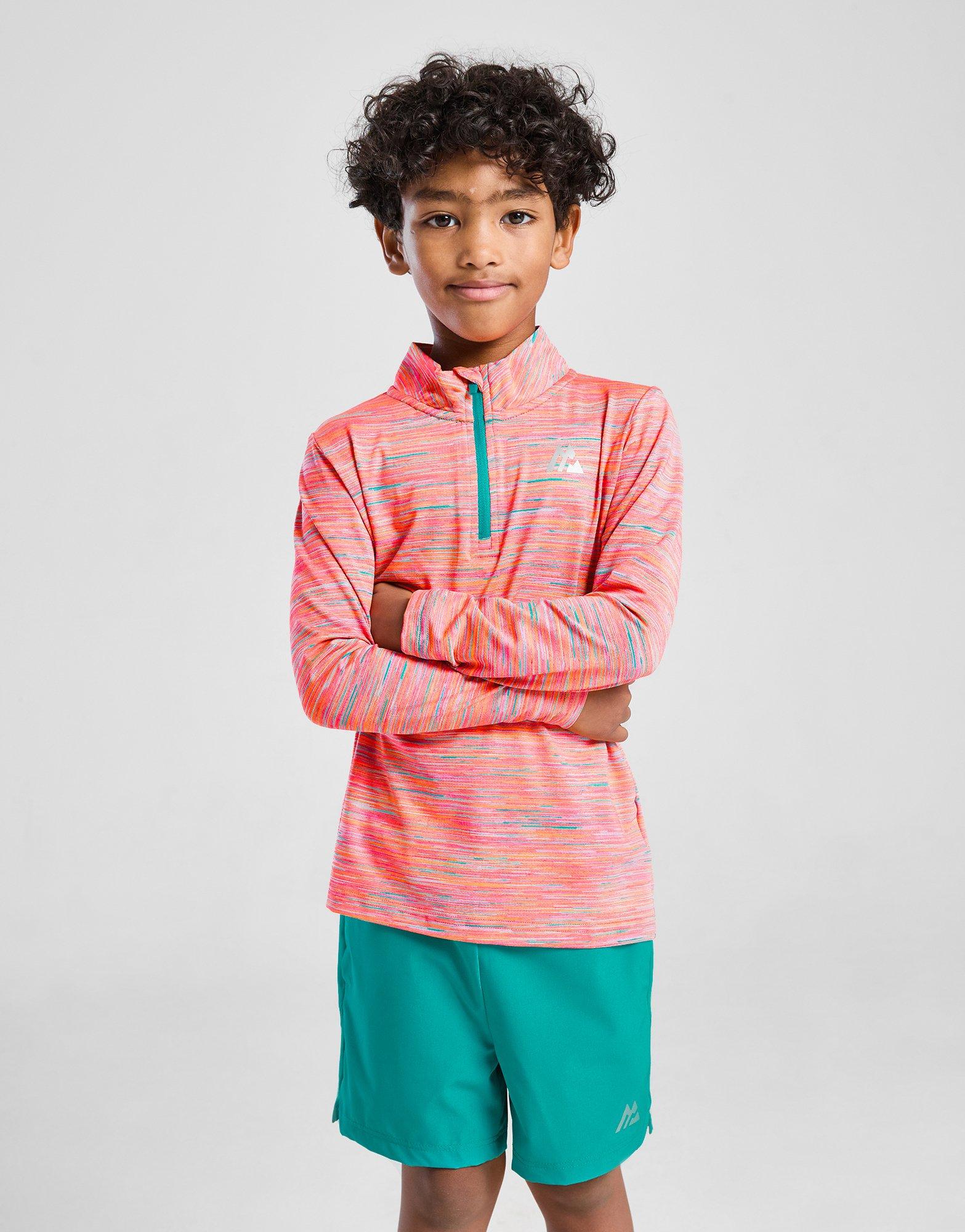 MONTIREX Trail 1/4 Zip Track Top/Shorts Set Children