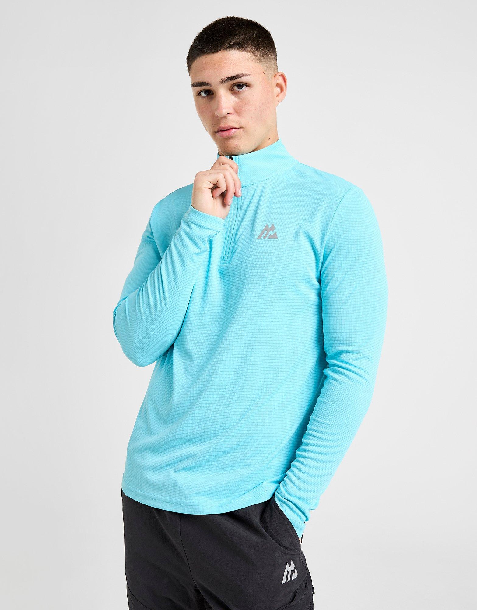 MONTIREX Peak Gridded 1/4 Zip Top