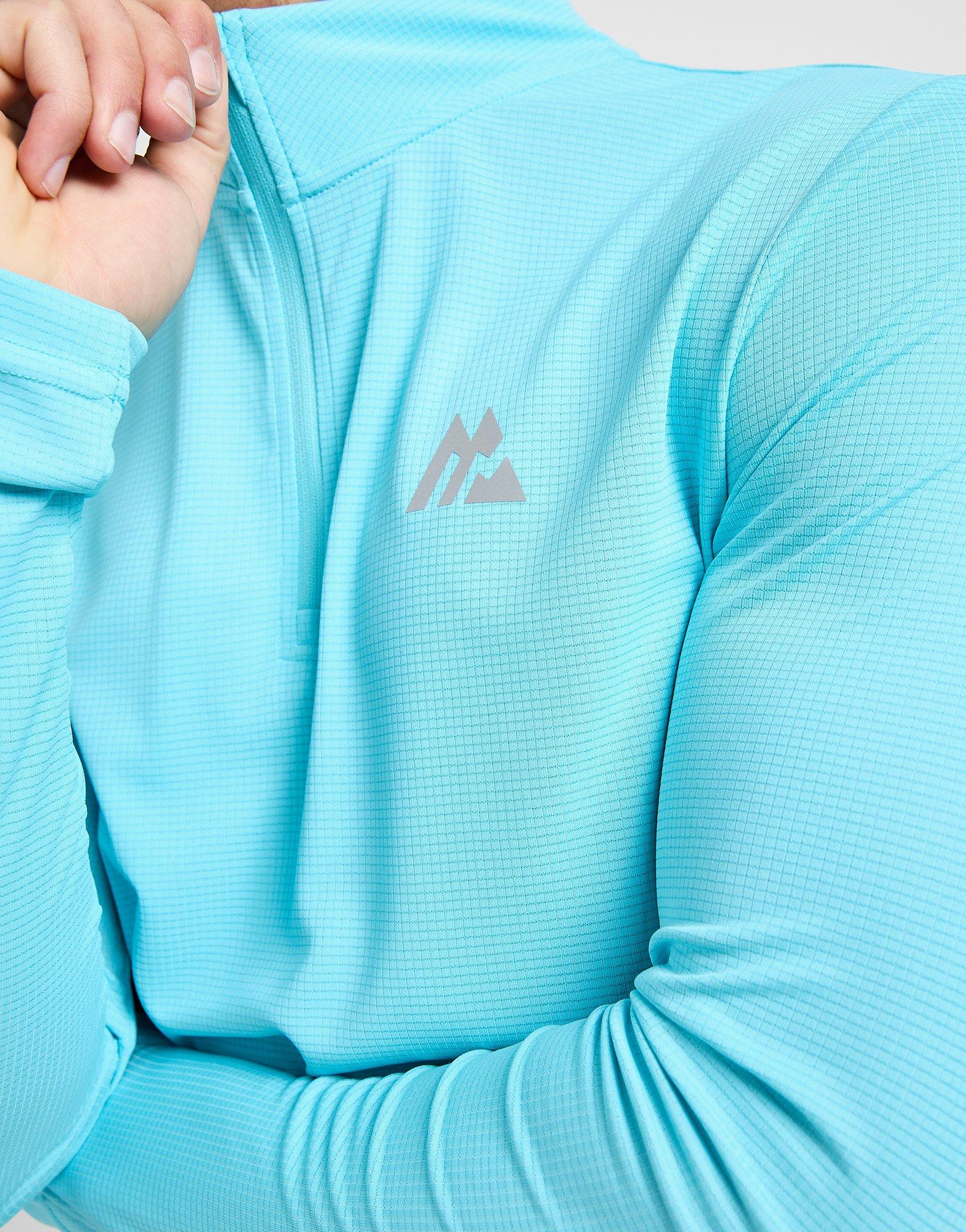 MONTIREX Peak Gridded 1/4 Zip Top