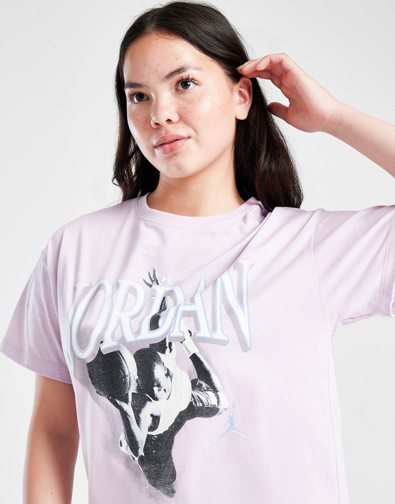 Jordan Girls' MJ Graphic T-Shirt Junior