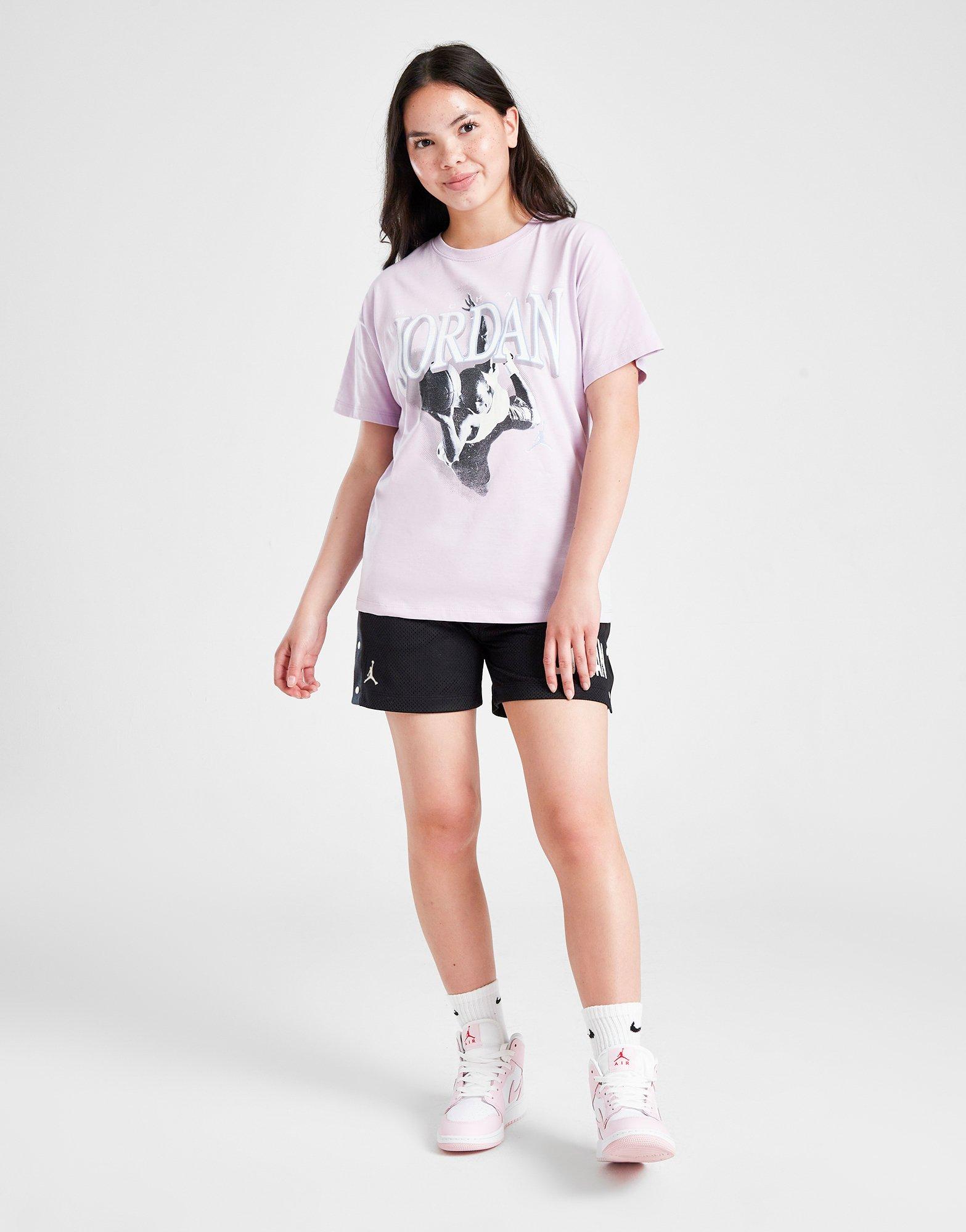 Jordan Girls' MJ Graphic T-Shirt Junior