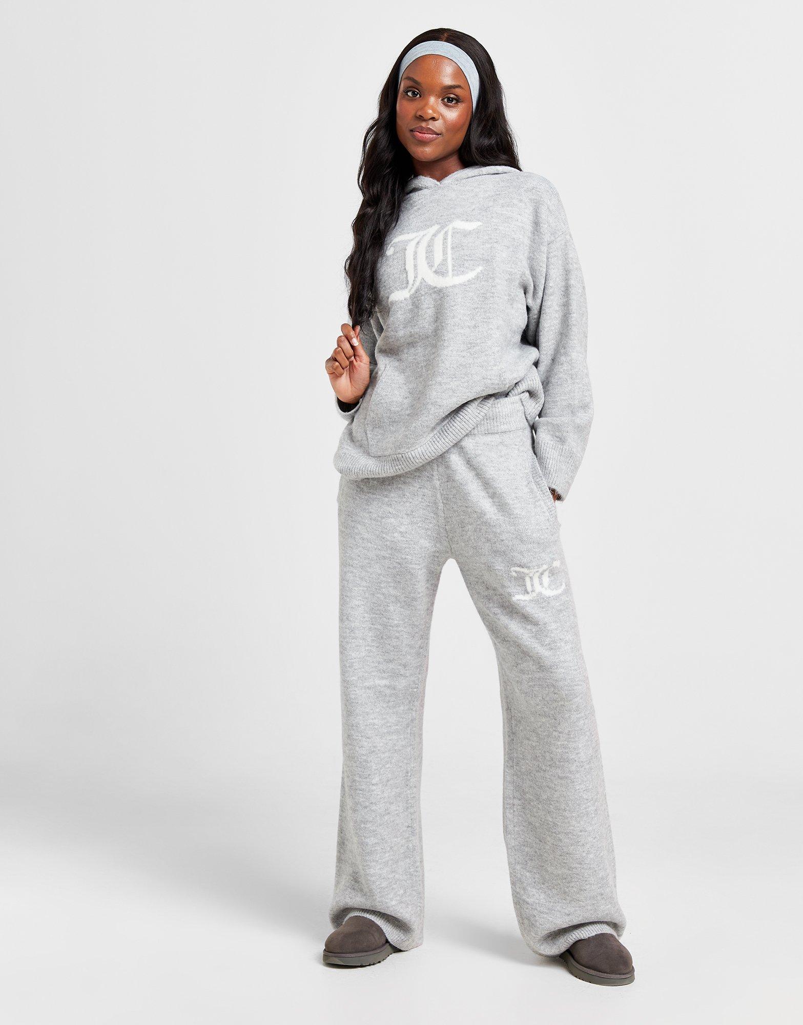 JUICY COUTURE ジューシークチュール ニットジョガー グレー Grey JUICY COUTURE Knit Hoodie - JD Sports Global