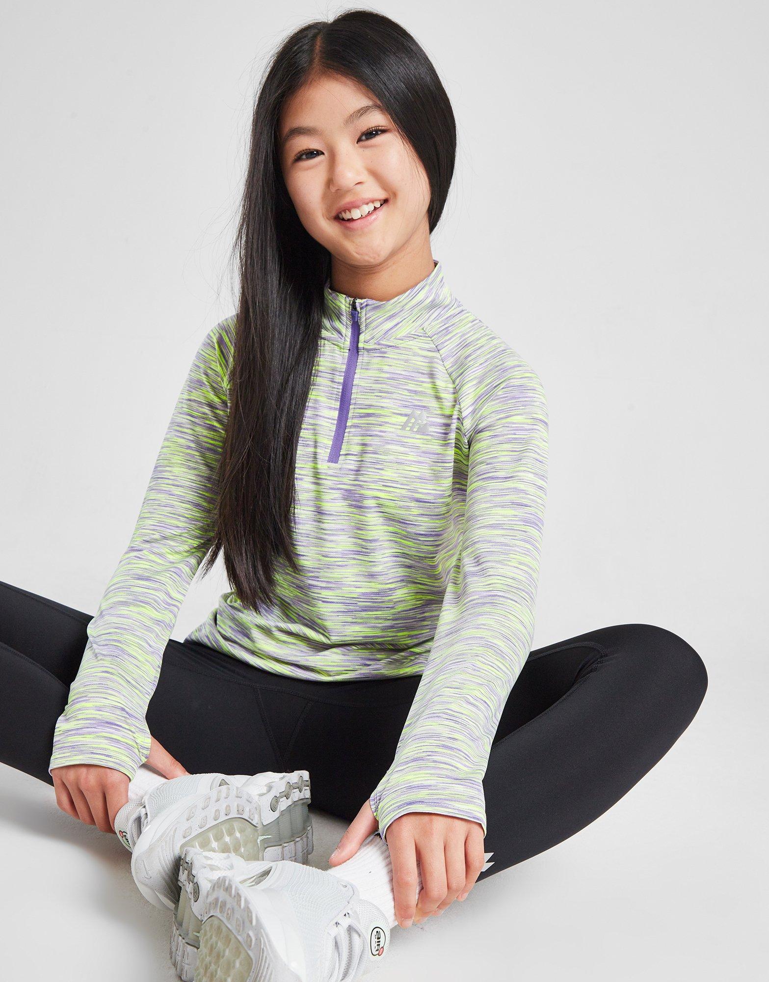 MONTIREX Girls' Trail 1/4 Zip Top Junior