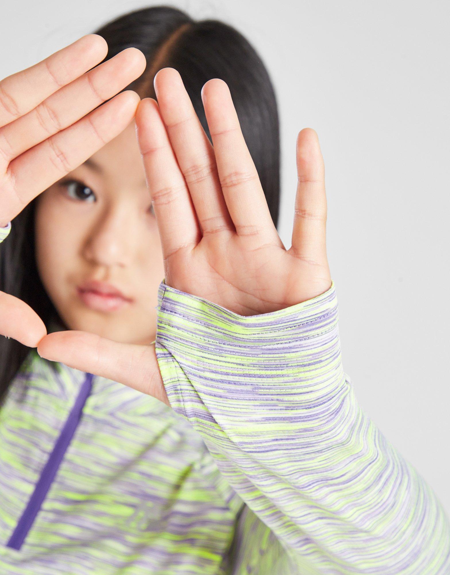 MONTIREX Girls' Trail 1/4 Zip Top Junior