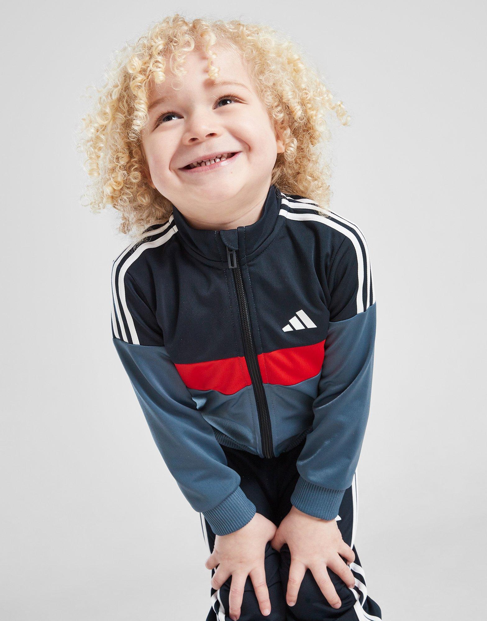 adidas Tiberio Full Zip Colour Block Trainingsanzug Babys