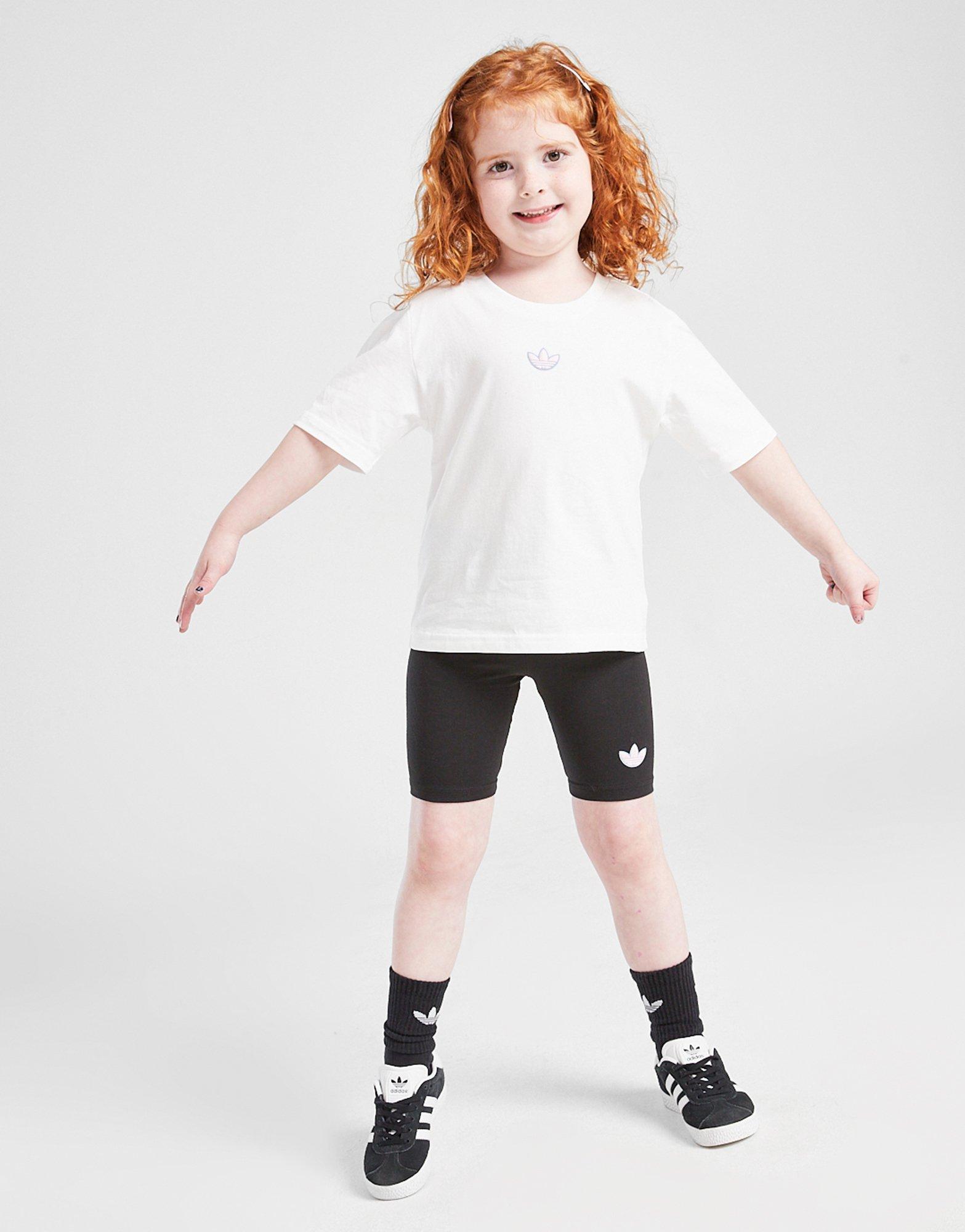 adidas Originals Girls' Varsity T-Shirt/Shorts Set Children