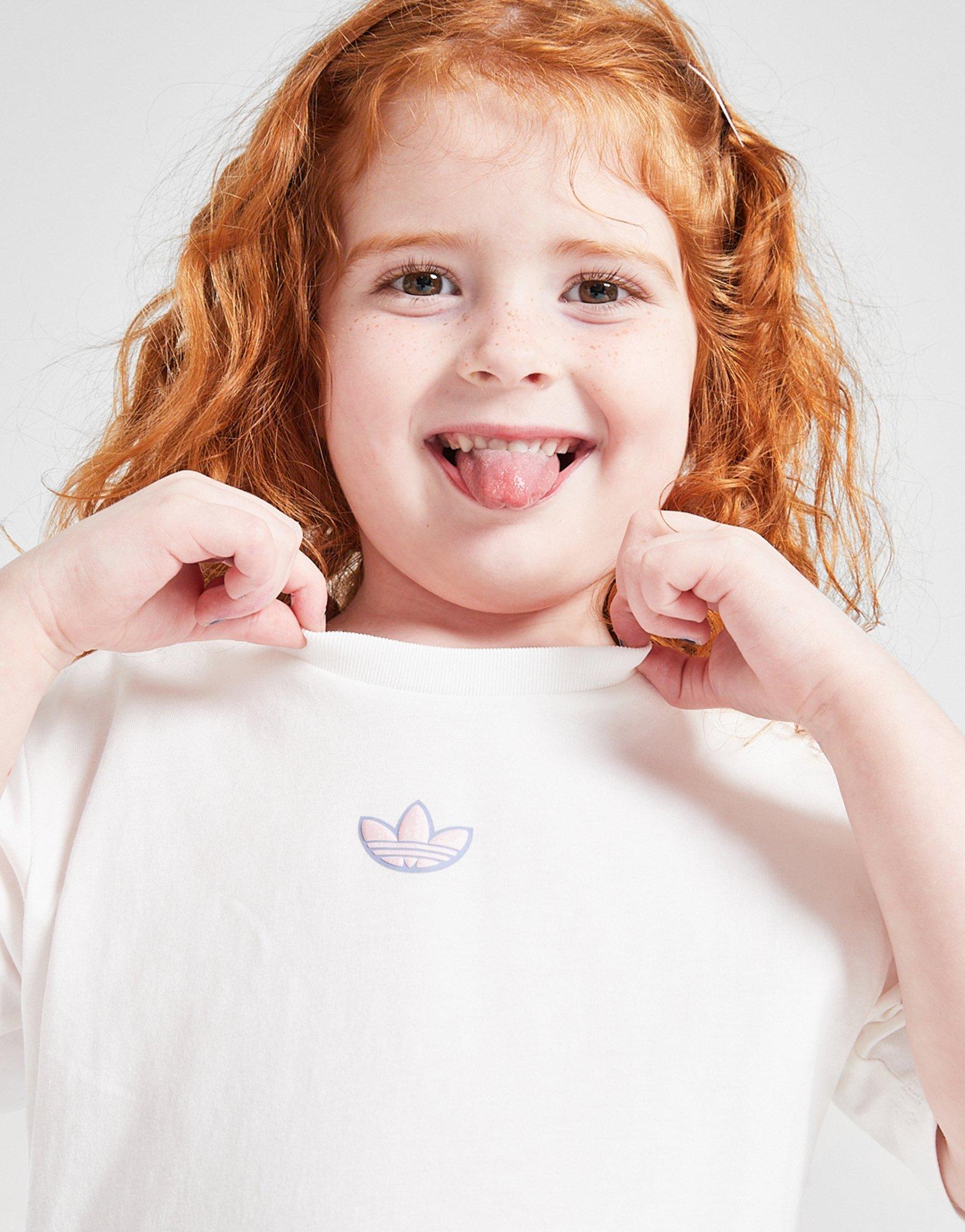 adidas Originals Girls' Varsity T-Shirt/Shorts Set Children