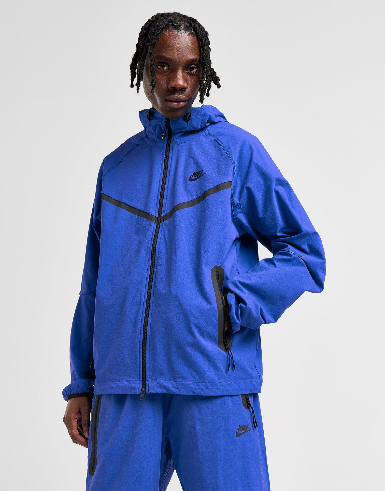 Blue Nike Tech Woven Full Zip Hooded Jacket JD Sports Ireland