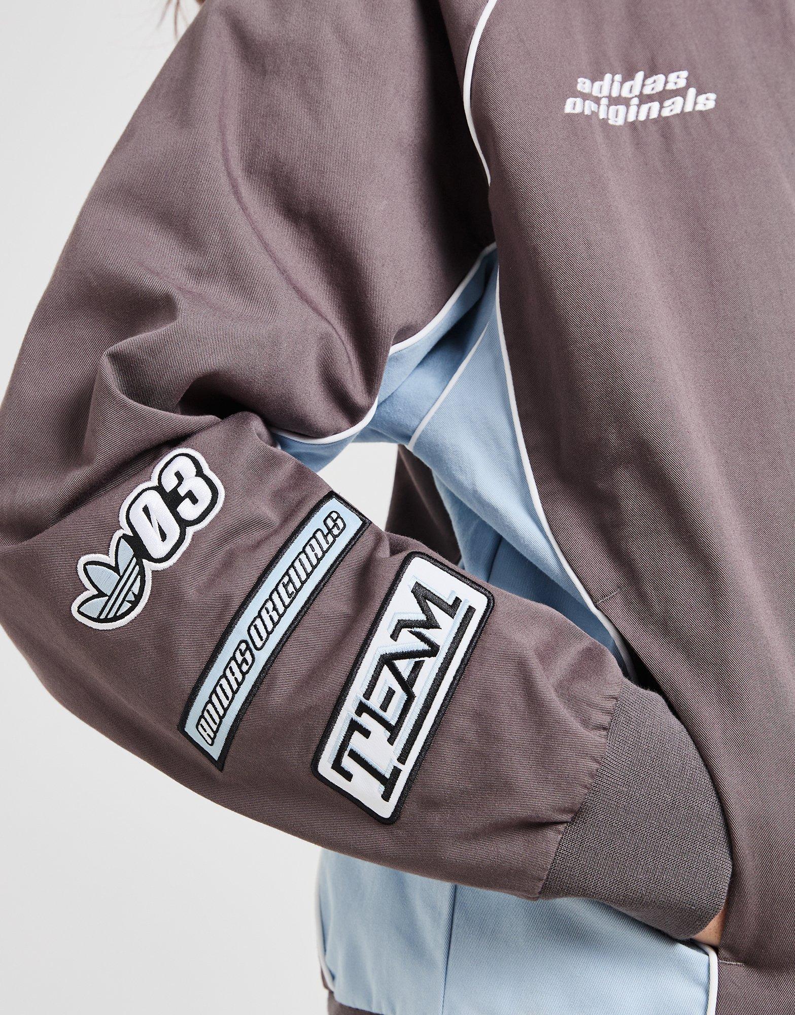 イギリス限定【adidas Originals】 Motorsport Jacket Grey adidas Originals Motorsport Jacket - JD Sports Global