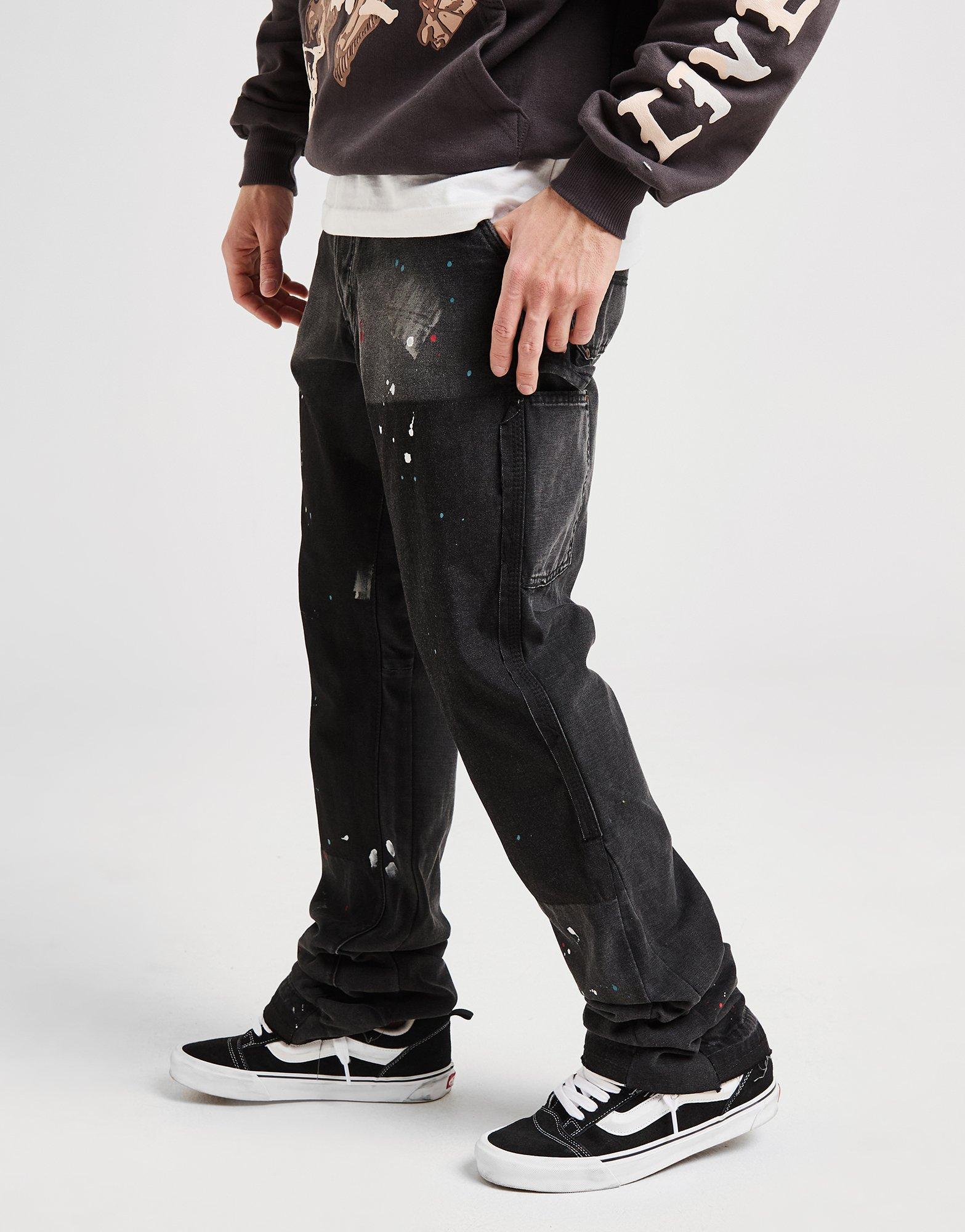 mnml LEATHER FLARE DENIM ブラック30 Black mnml Flare Denim Jeans - JD Sports Global