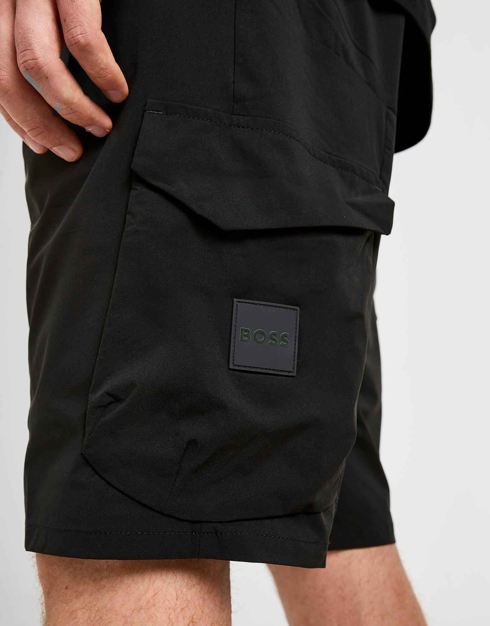 Black BOSS Urbanex Cargo Shorts - JD Sports Global
