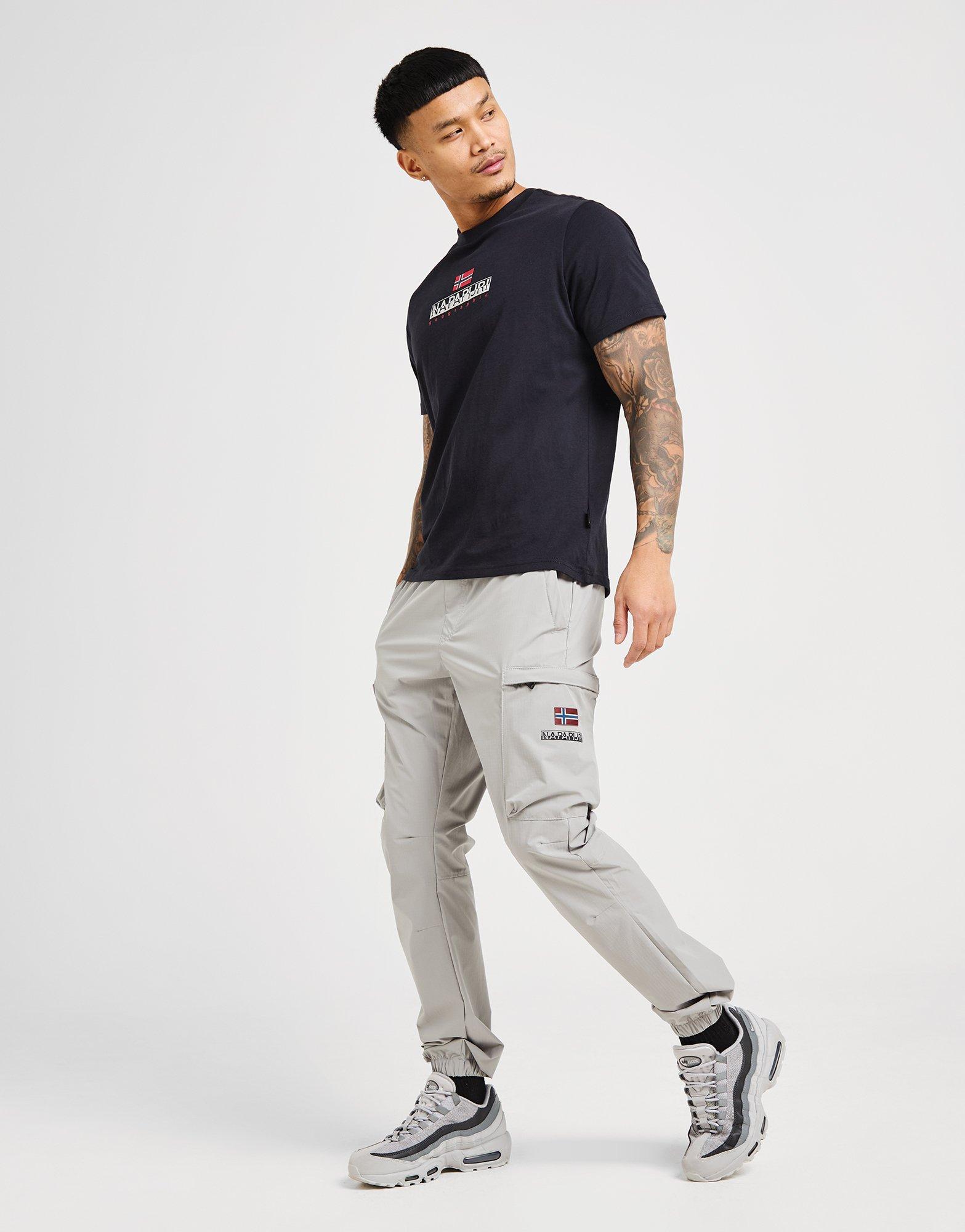 Cargo Napapijri Joggers Mens Grey Napapijri Cargo Pants JD Sports