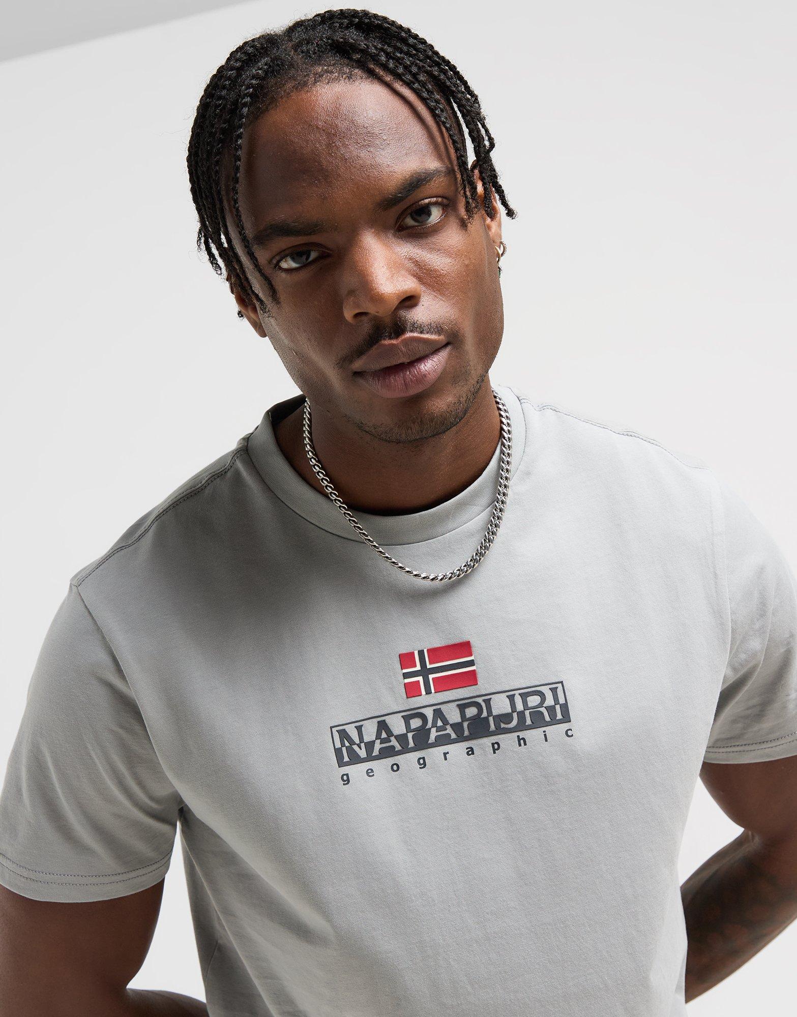 Napapijri Camiseta Sory en Gris JD Sports España