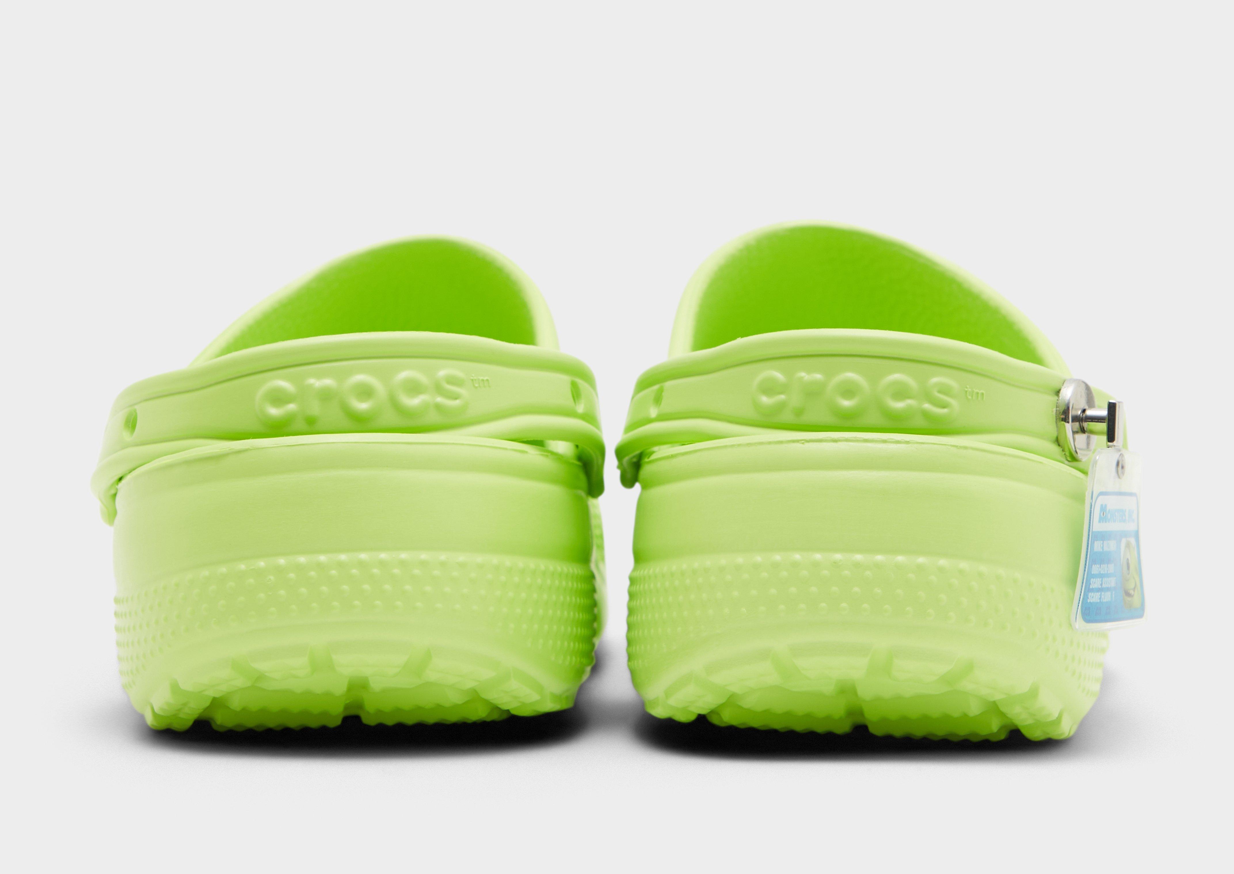Green Crocs x Monsters Inc Mike Wazowski Classic Clog - JD Green Crocs x Monsters Inc Mike Wazowski Classic Clog - JD