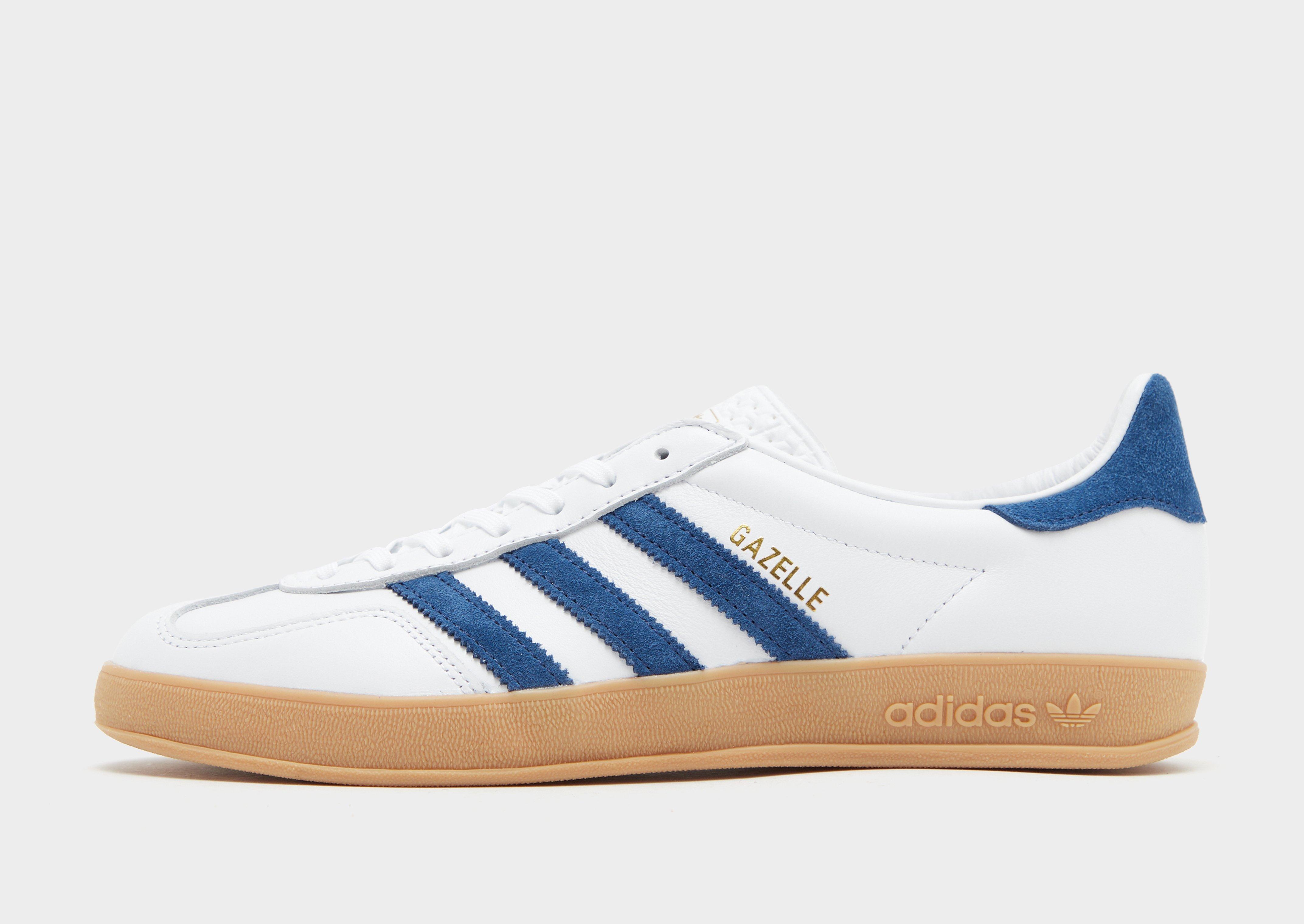 Gazelle Shoes Trainers Adidas Gazelle Mens White Leather White