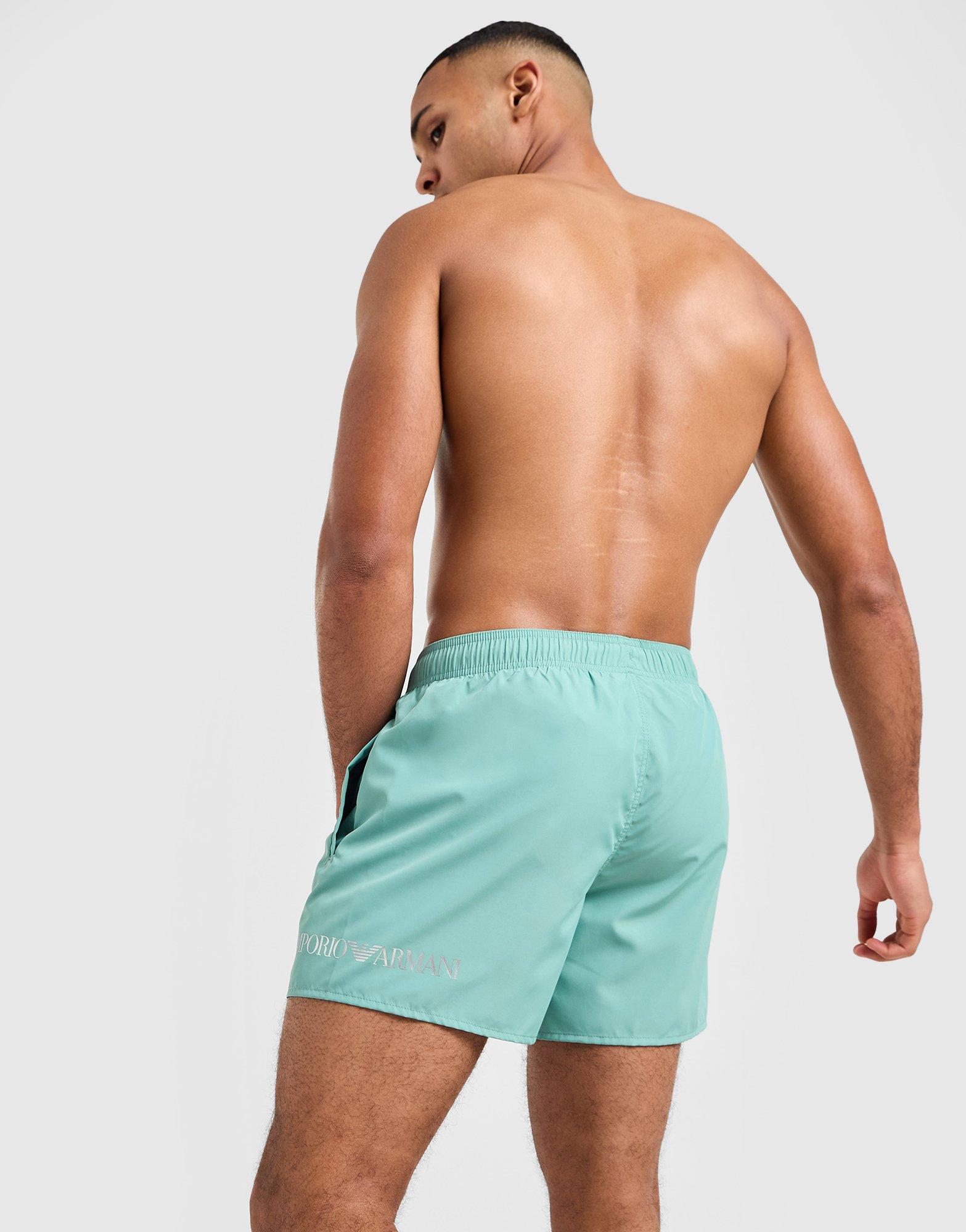 EA7 Emporio Armani Text Logo Badeshorts