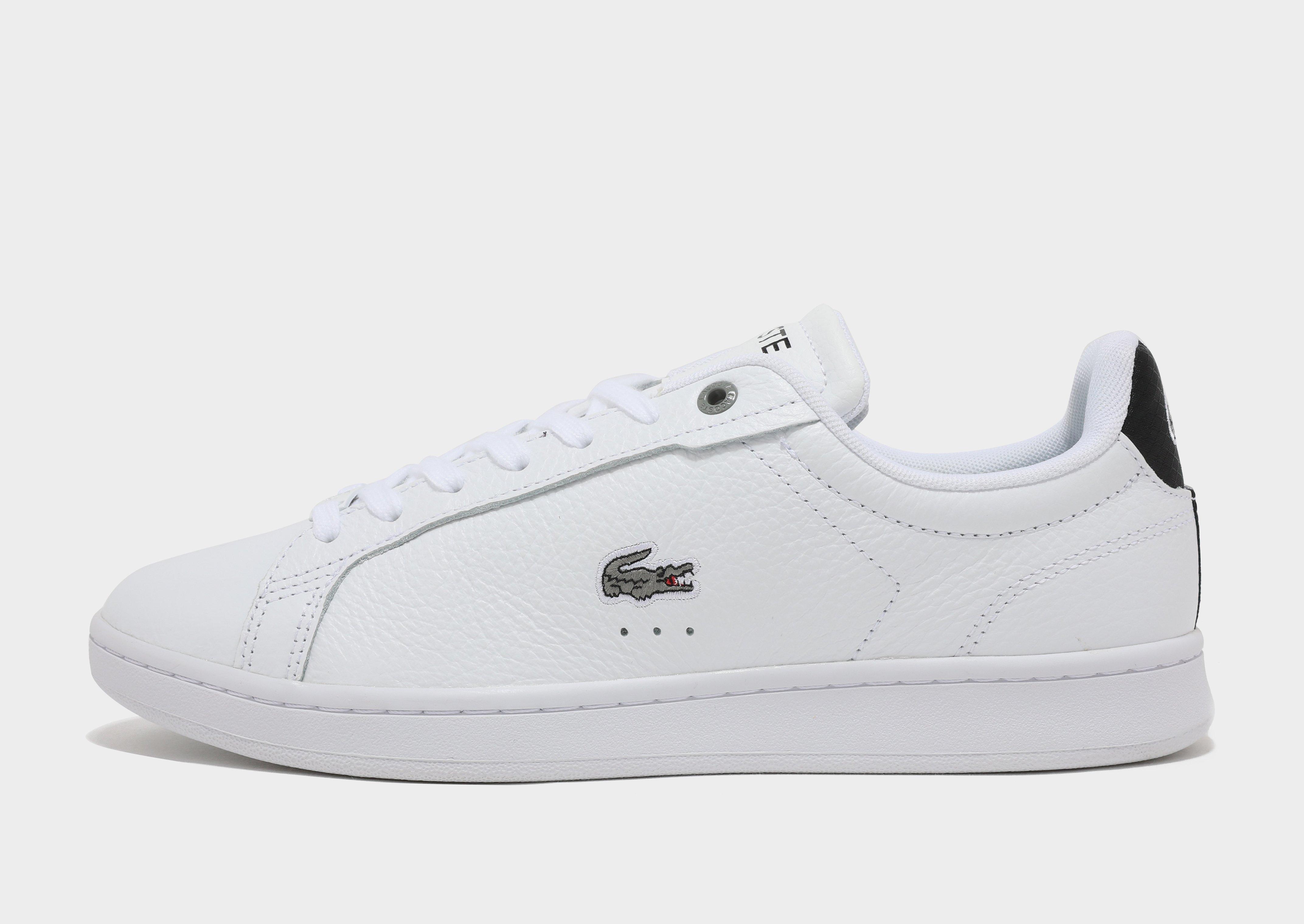 Men's lacoste store shoes white