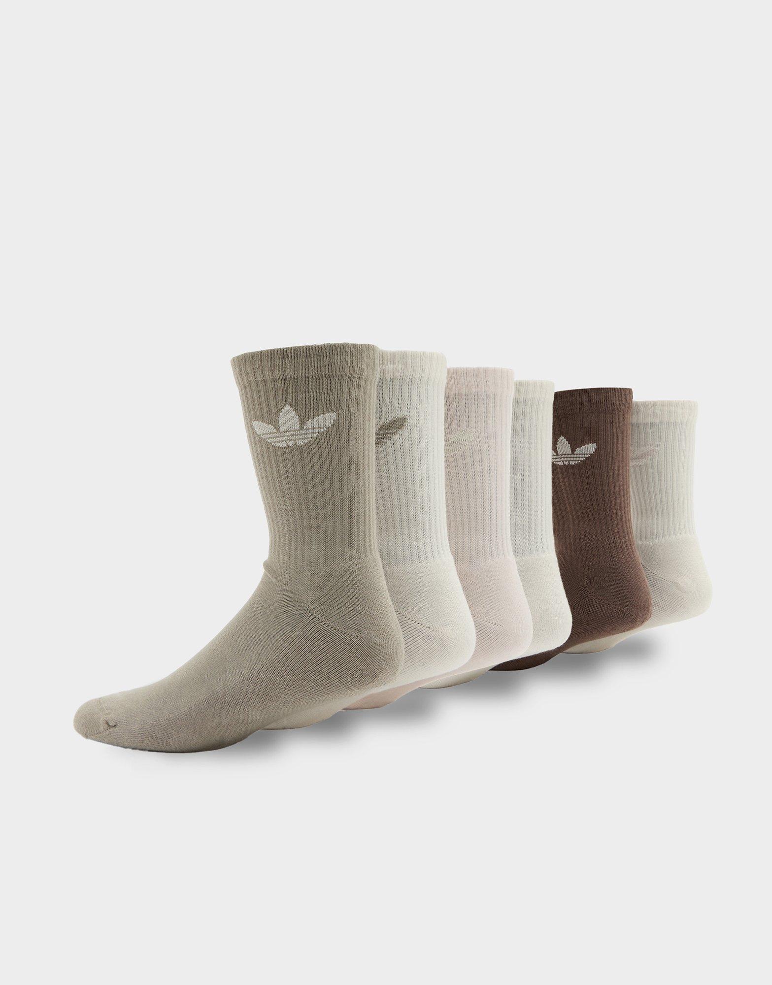 adidas Originals 6-Pack Trefoil Cushion Crew Socks
