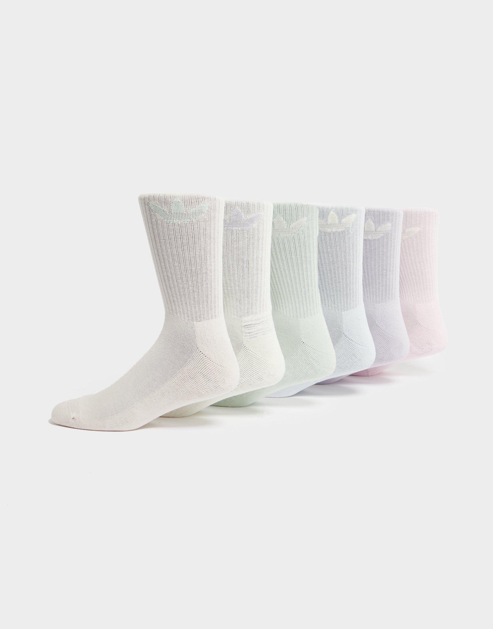 adidas Originals Trefoil Cushion Crew Socks 6 Pack