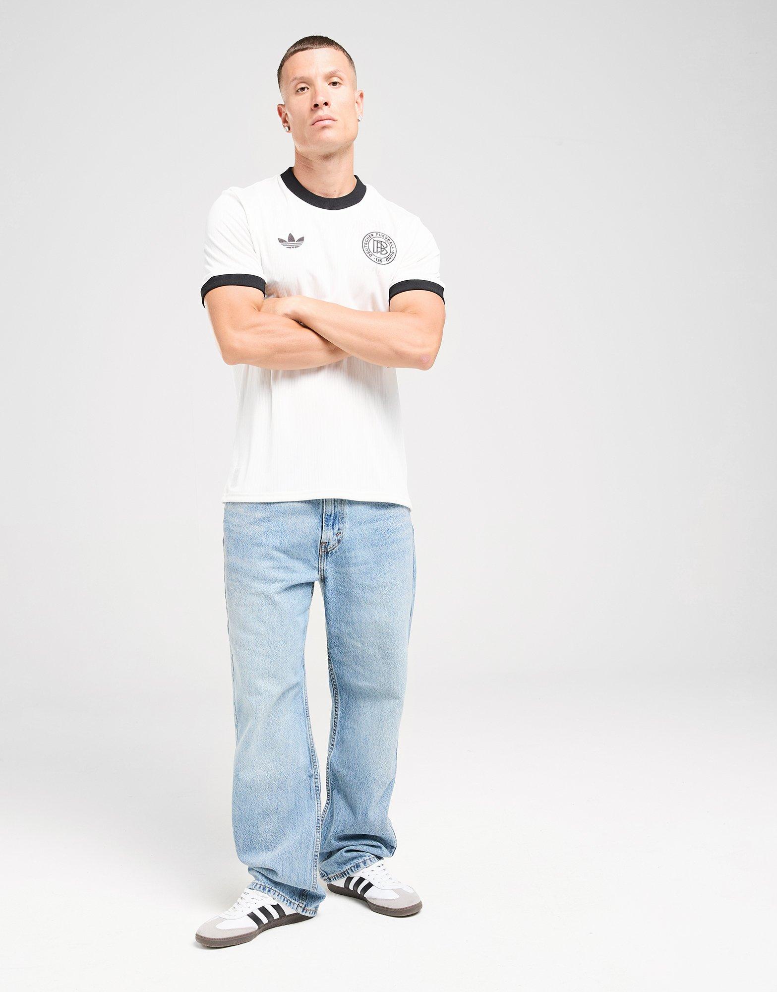 White adidas Originals Germany Anniversary Jersey - JD