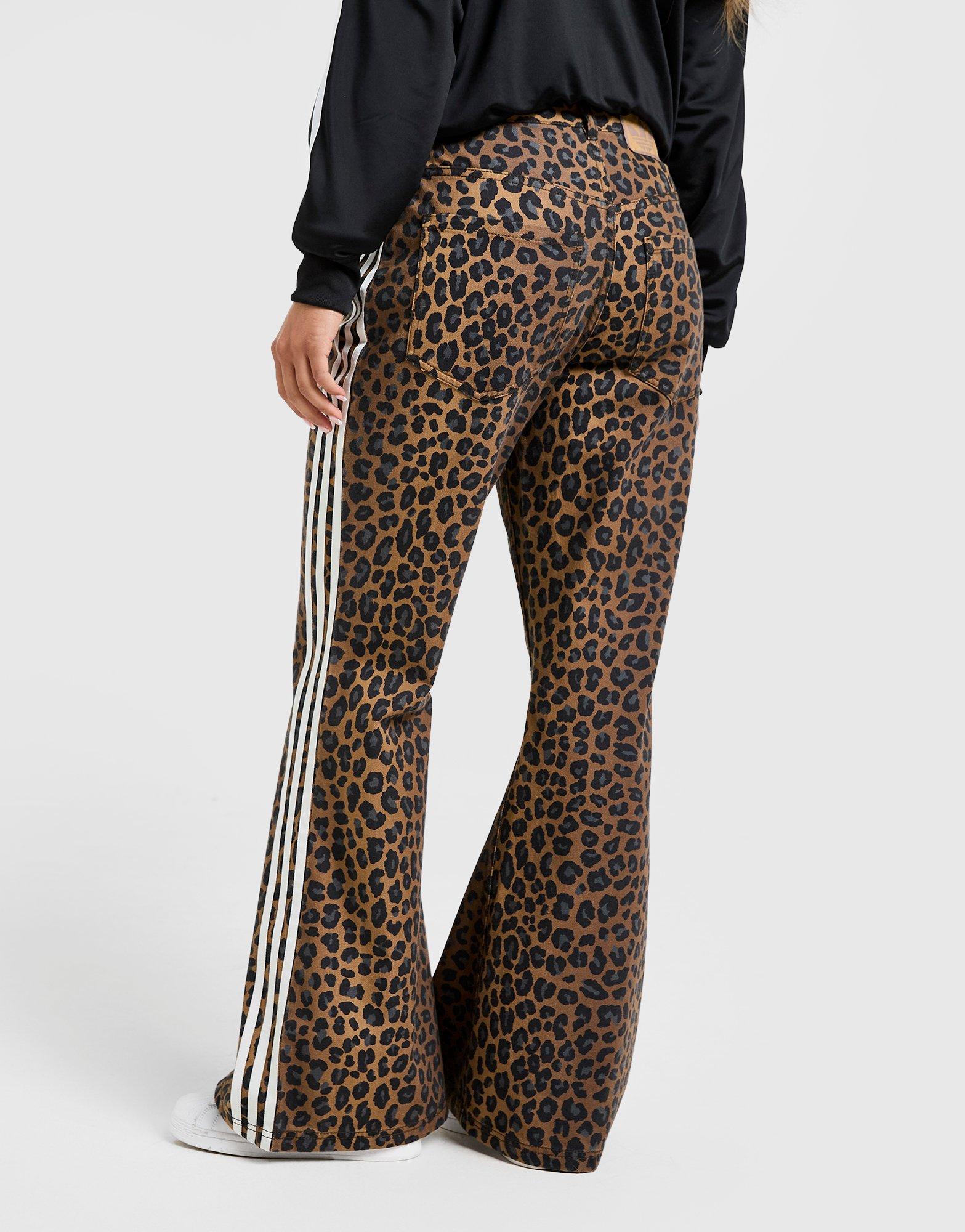 adidas Originals Leopard Print Denim Jeans