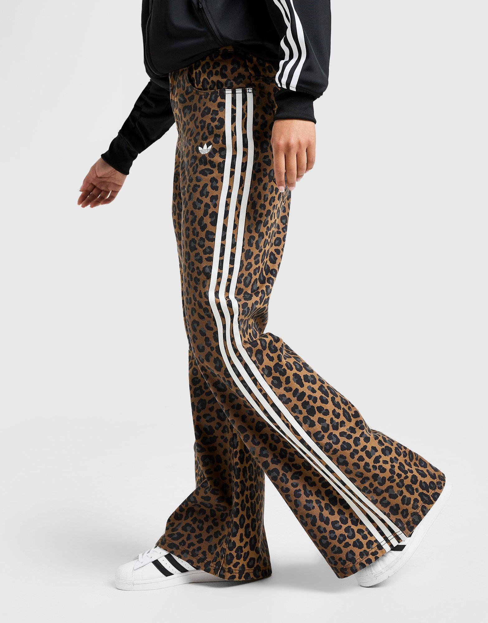adidas Originals Leopard Print Denim Jeans