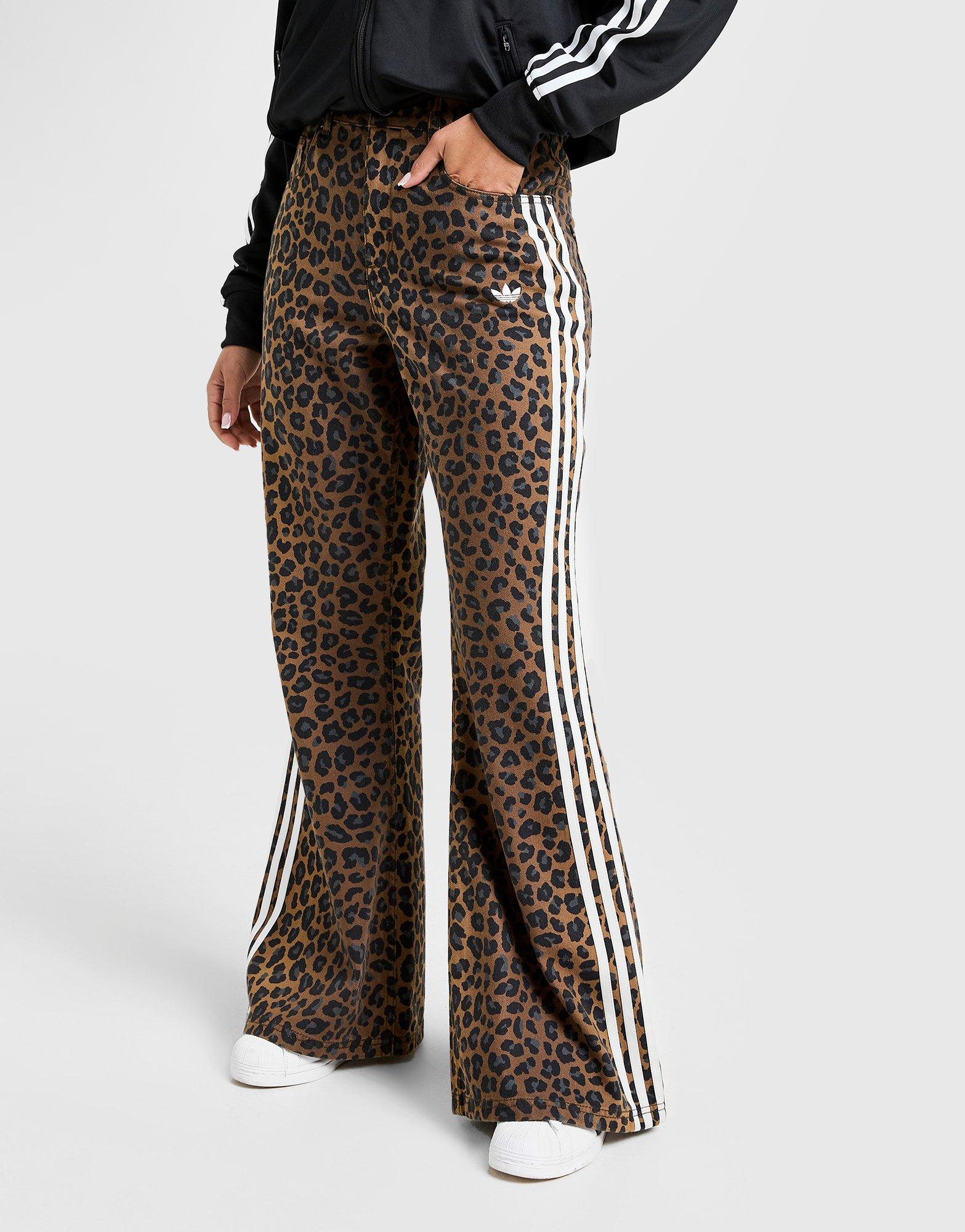 adidas Originals Leopard Print Denim Jeans