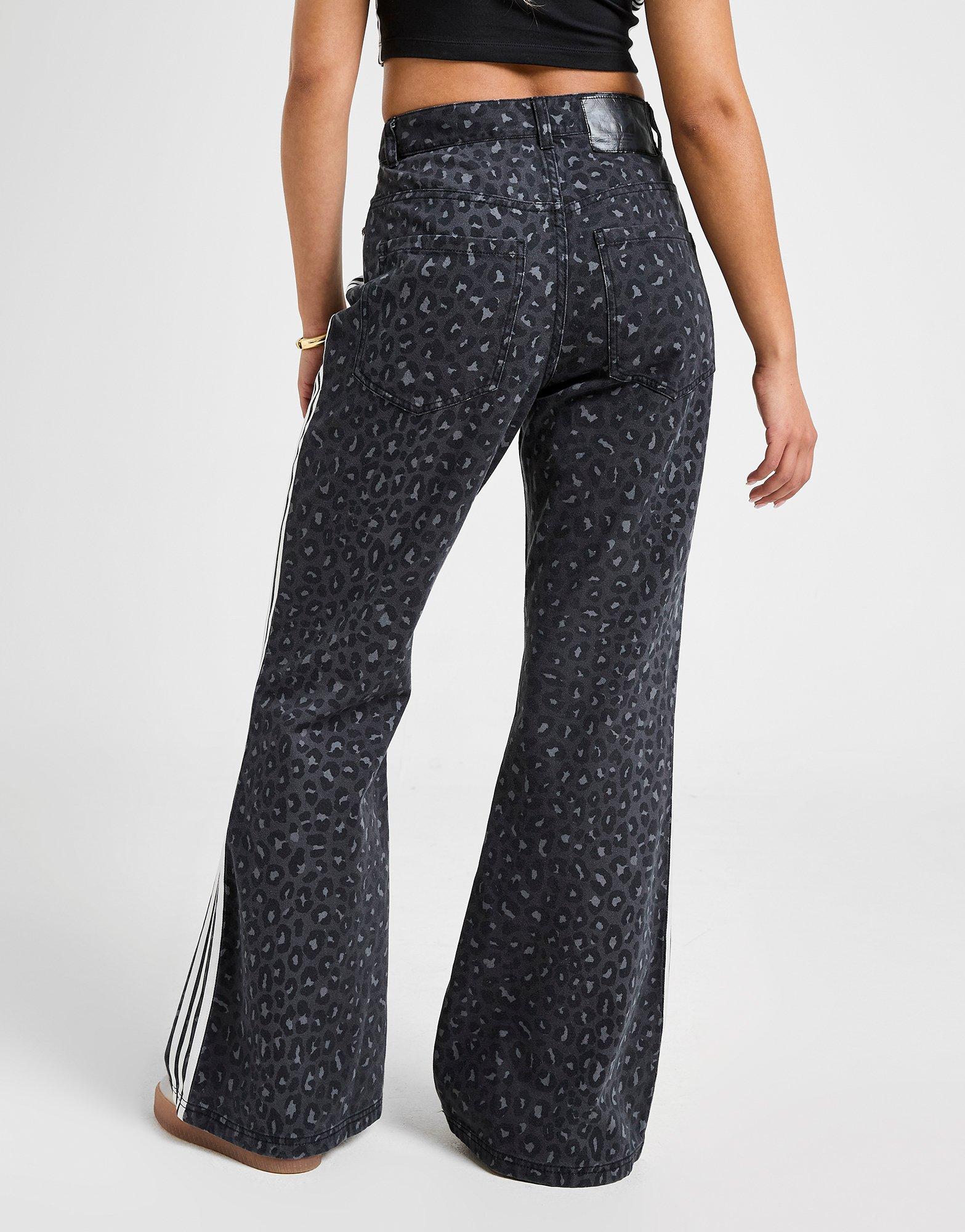 adidas Originals Leopard Print Denim Jeans