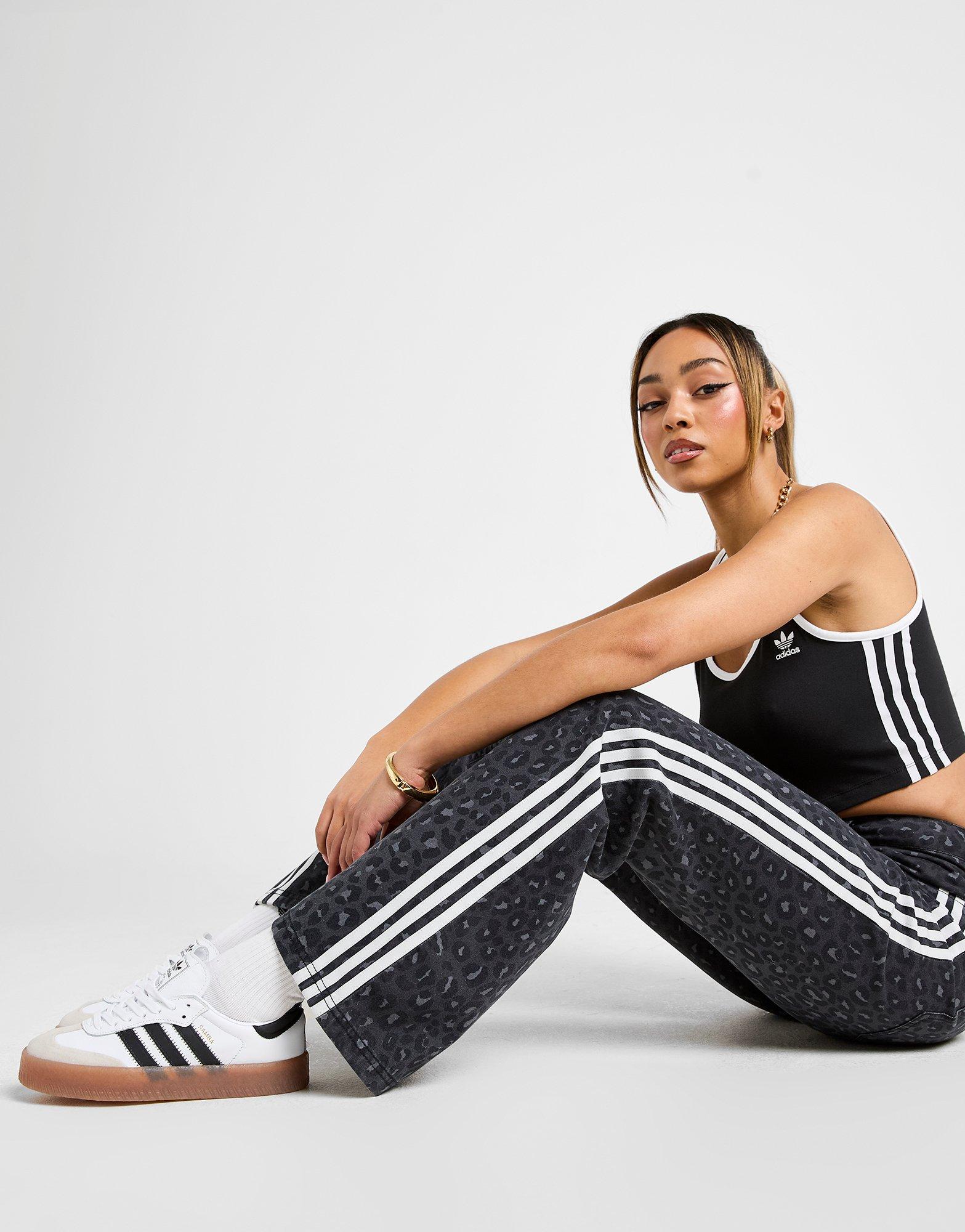 adidas Originals Leopard Print Denim Jeans