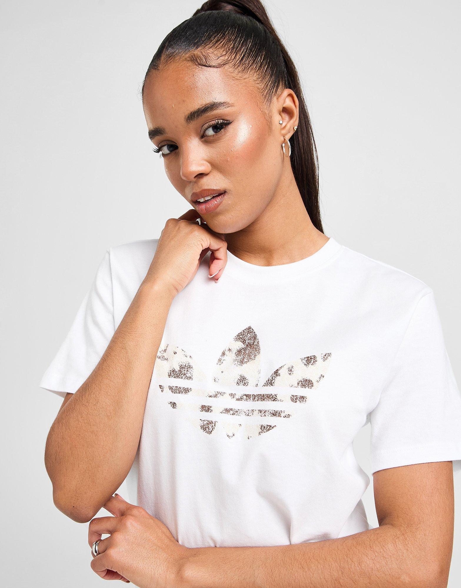 adidas Originals Western Trefoil Boyfriend T-Shirt Damen