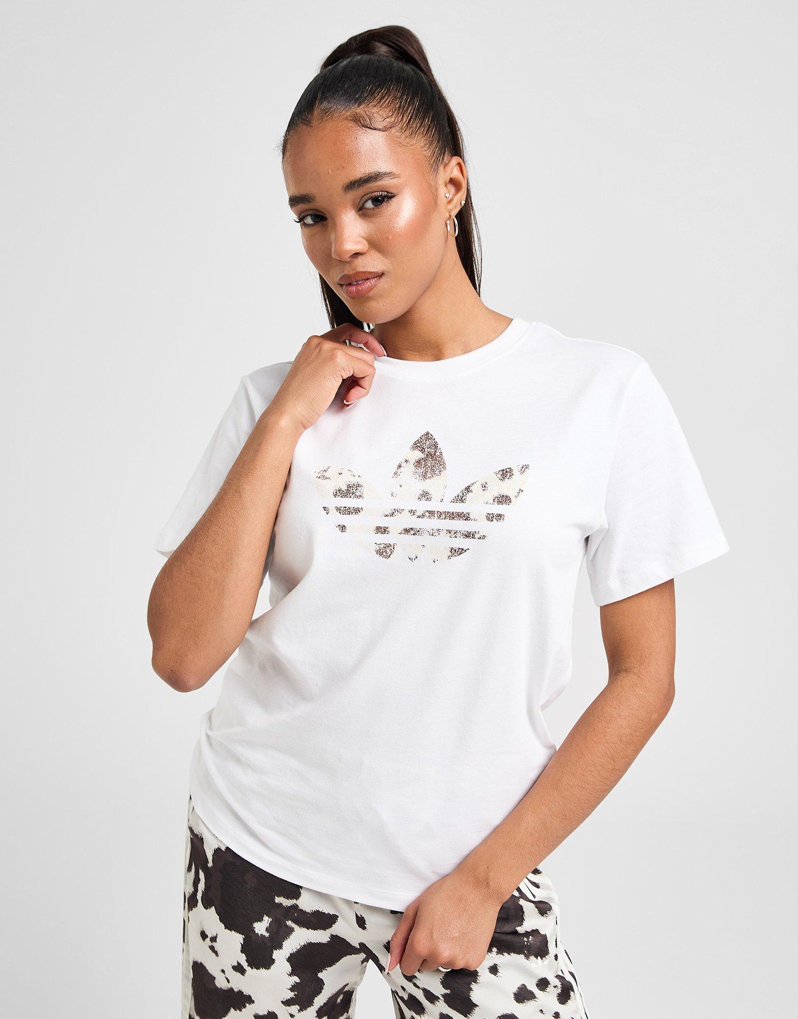 adidas Originals Western Trefoil Boyfriend T-Shirt Damen