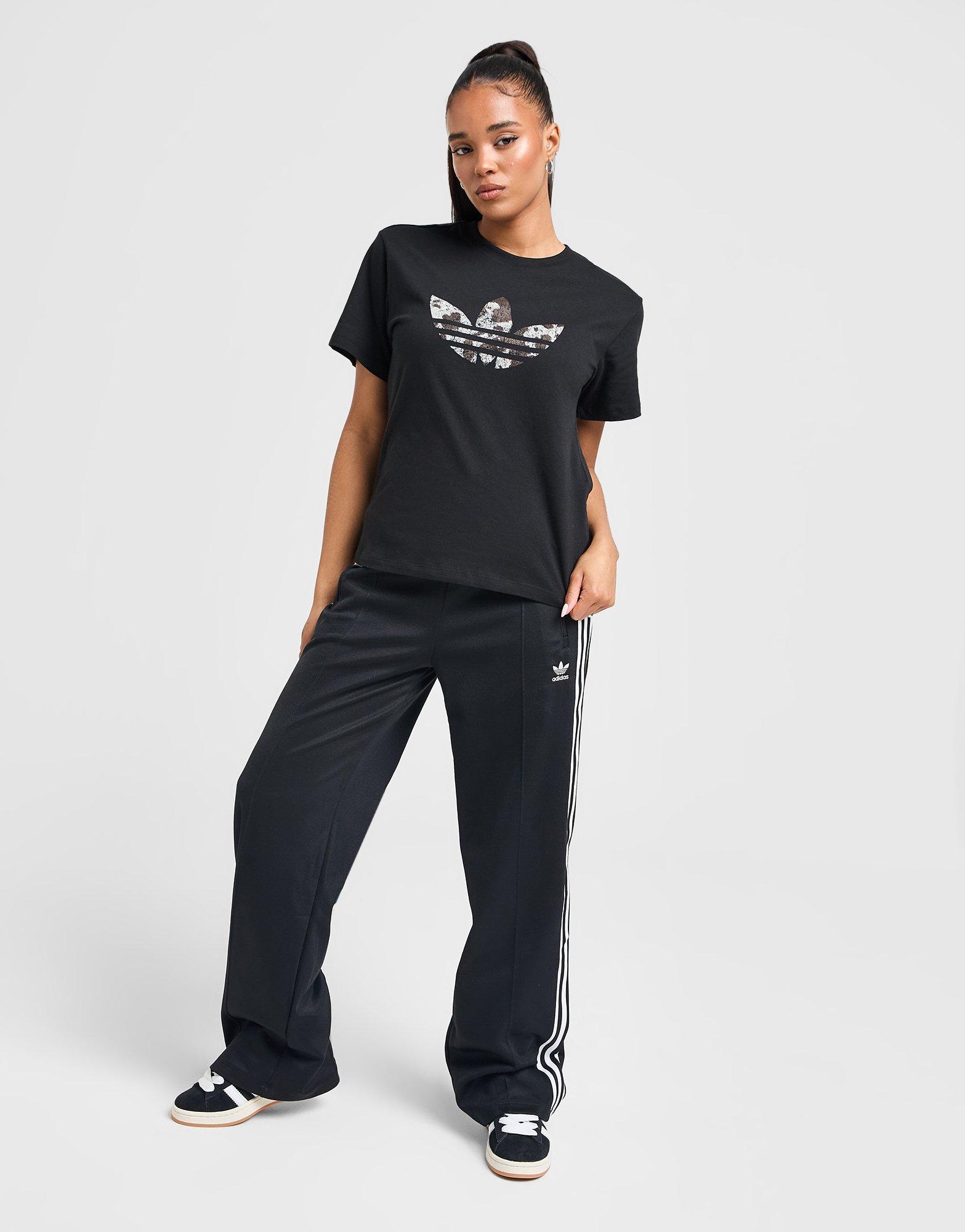 adidas Originals Western Trefoil Boyfriend T-Shirt Damen