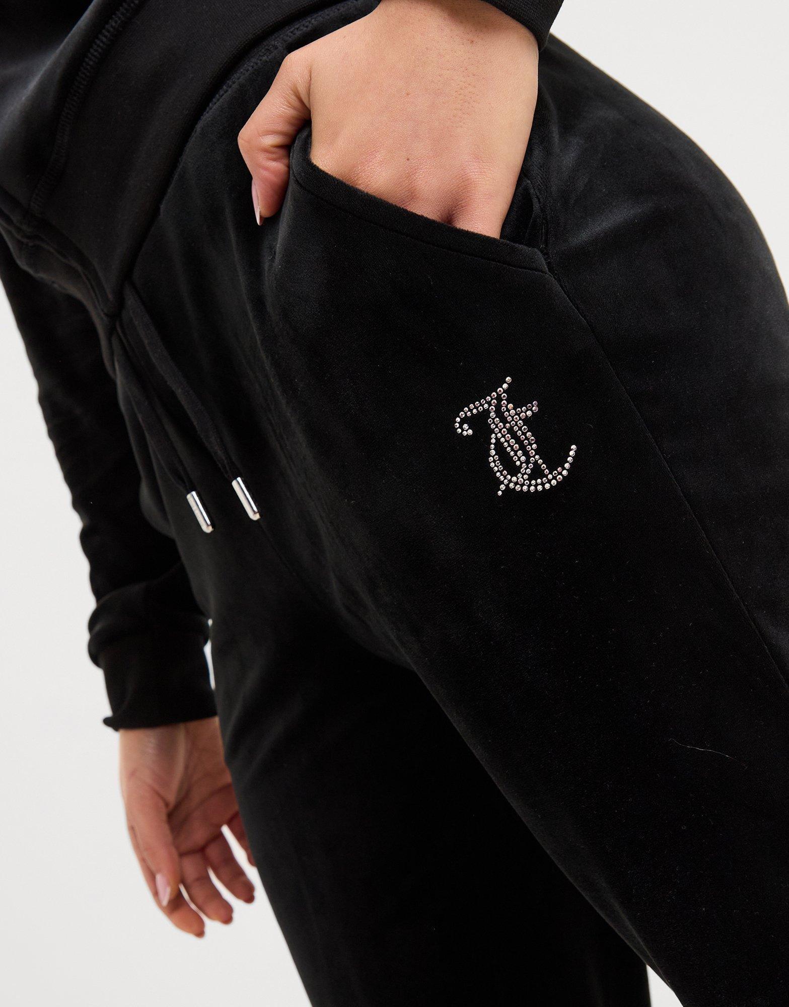 JUICY COUTURE 関税込 ディアマンテ JC ロゴ ショーツ Black JUICY COUTURE Diamante JC Logo Shorts - JD Sports Global