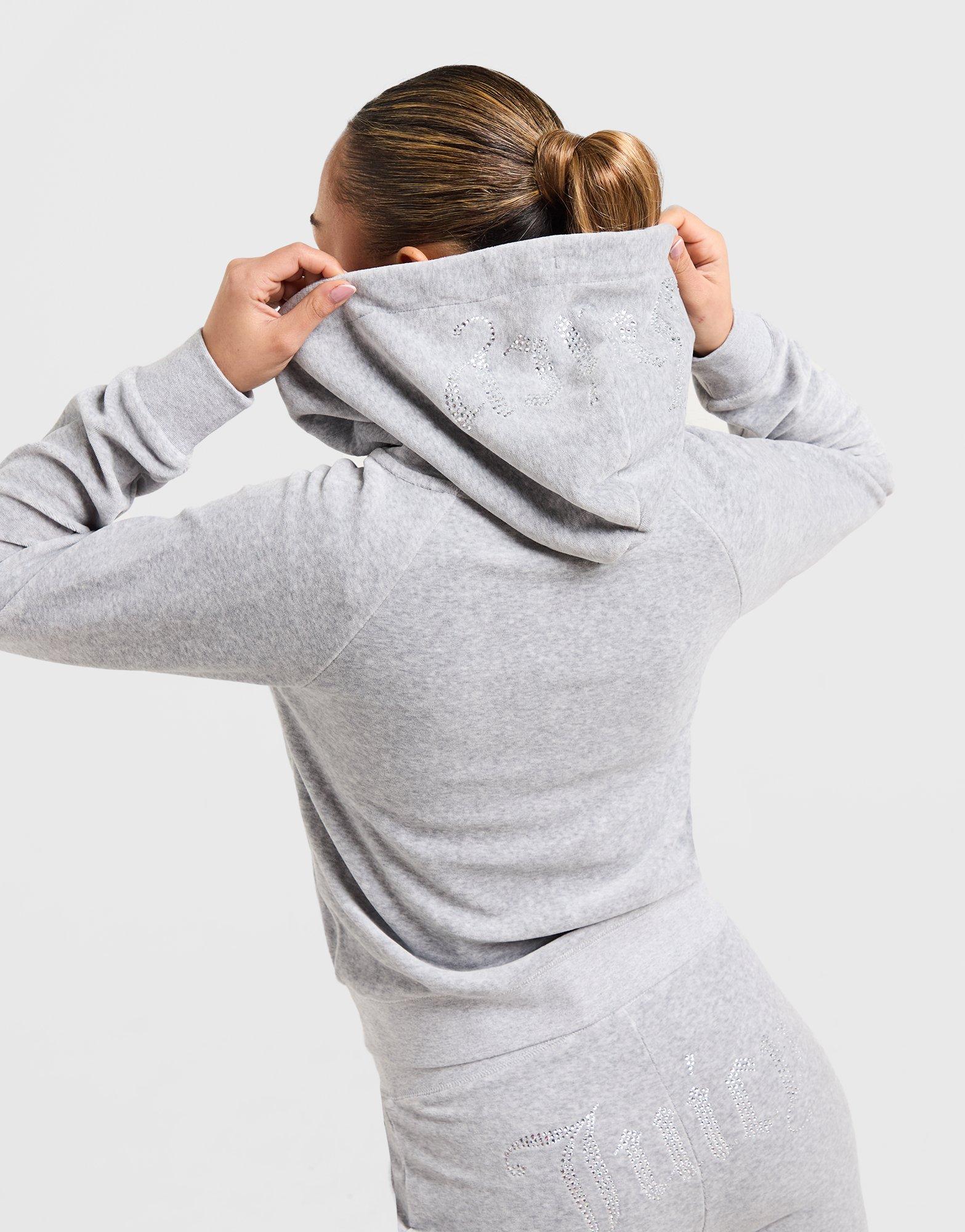 JUICY COUTURE Diamante Logo Hoodie