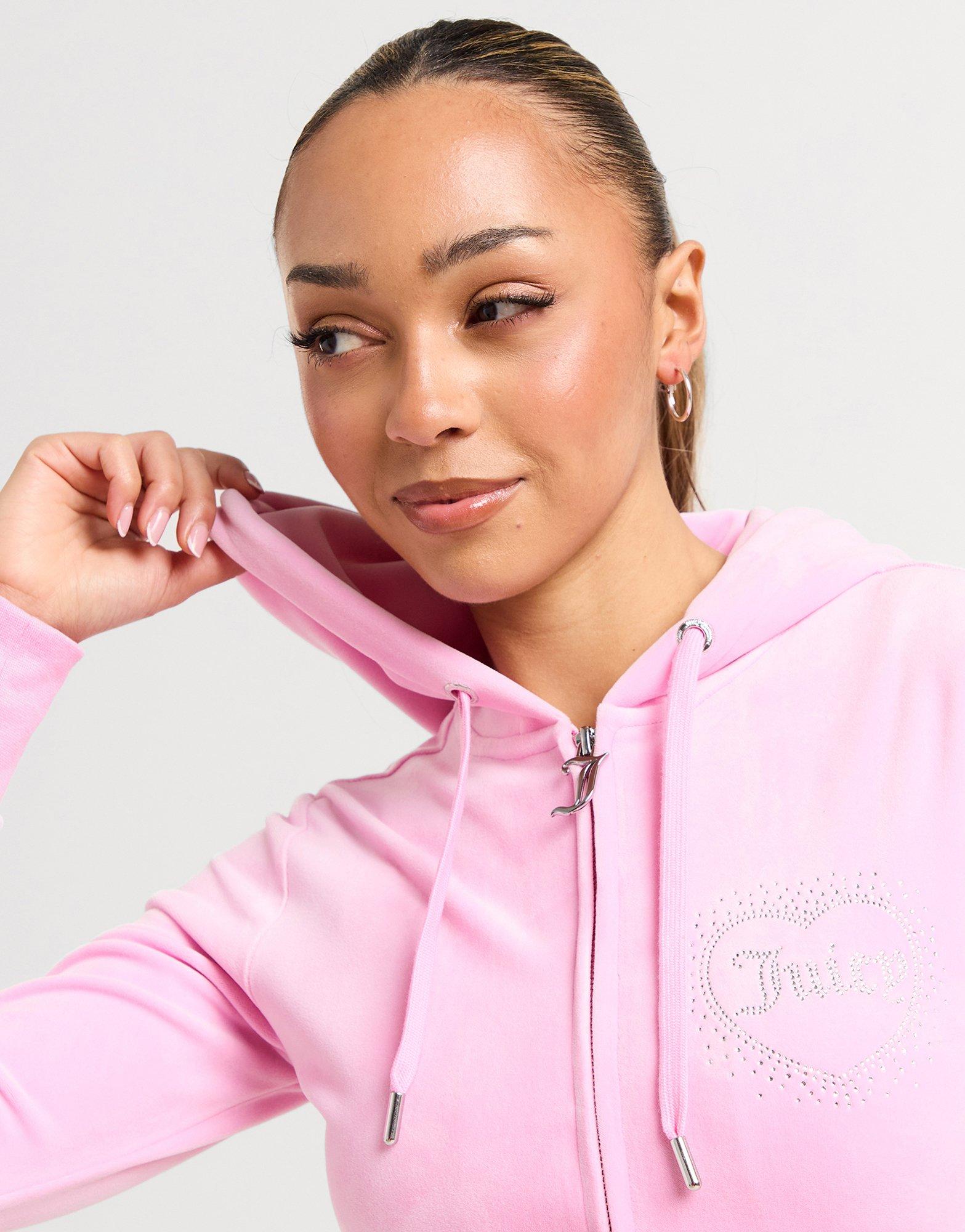 JUICY COUTURE Diamante Heart Logo Hoodie
